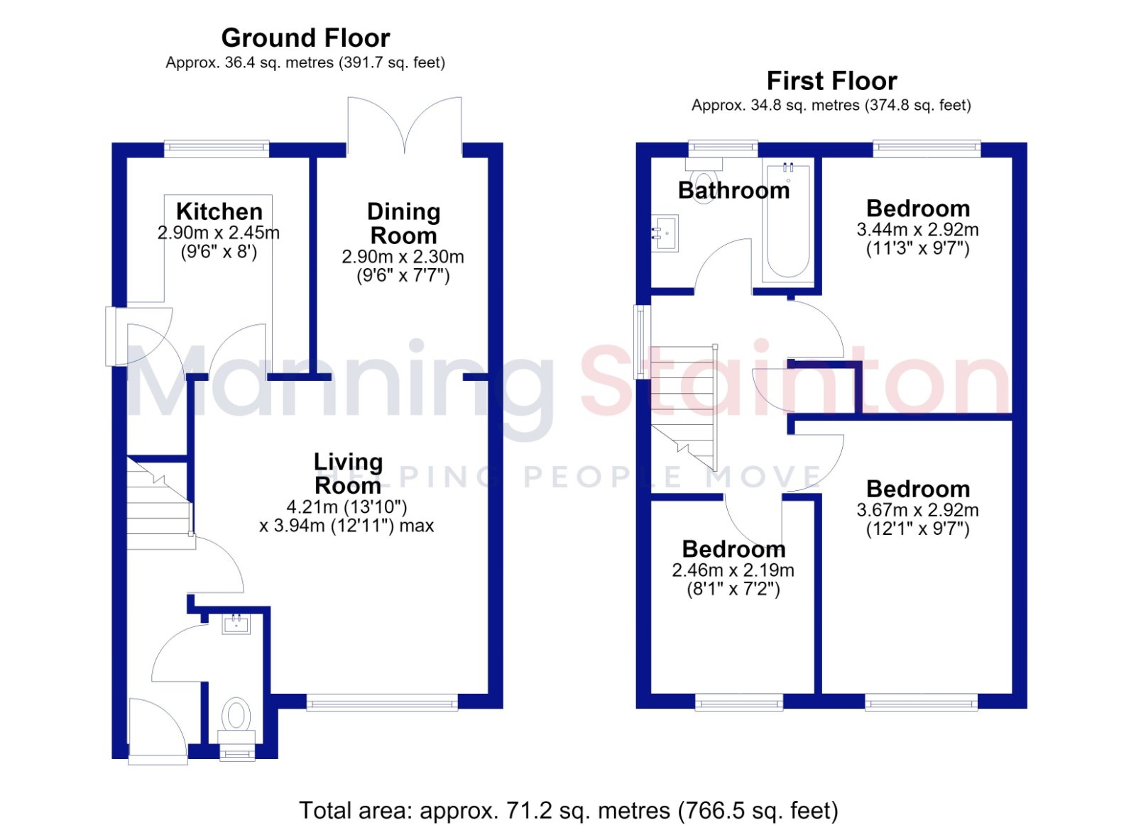 6, Roundhead Fold, Apperley Bridge floorplan