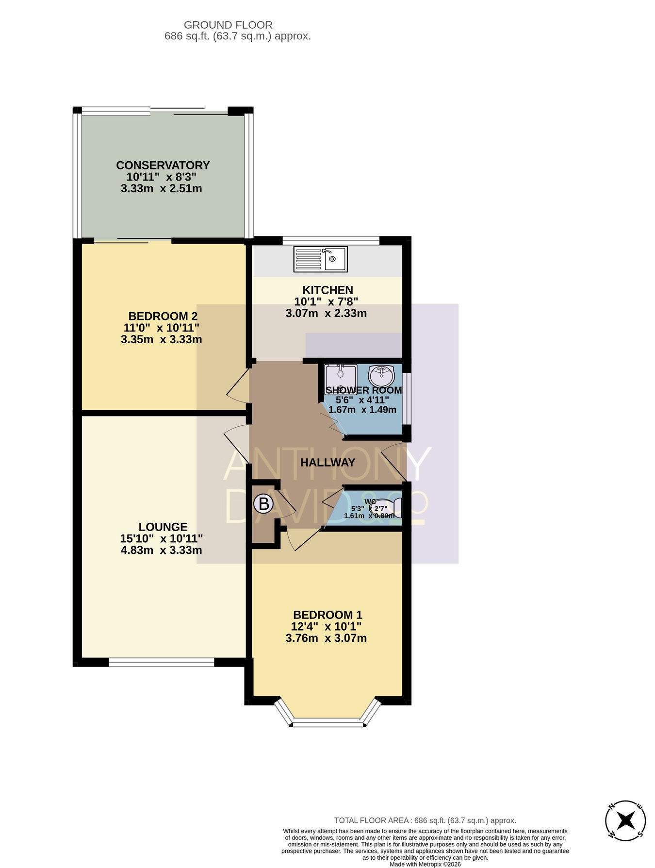 20, Rectory Road, Poole floorplan