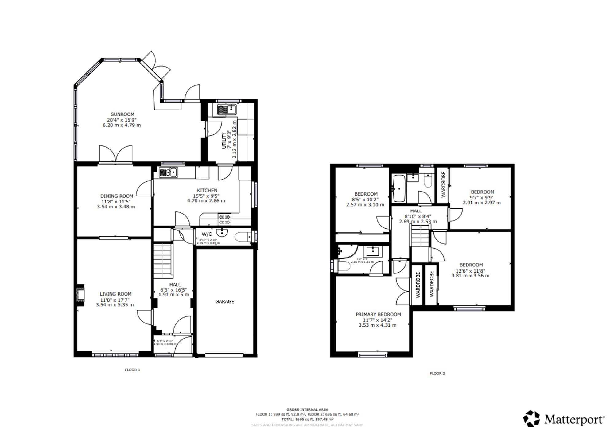 70 Fernlea, Glasgow floorplan