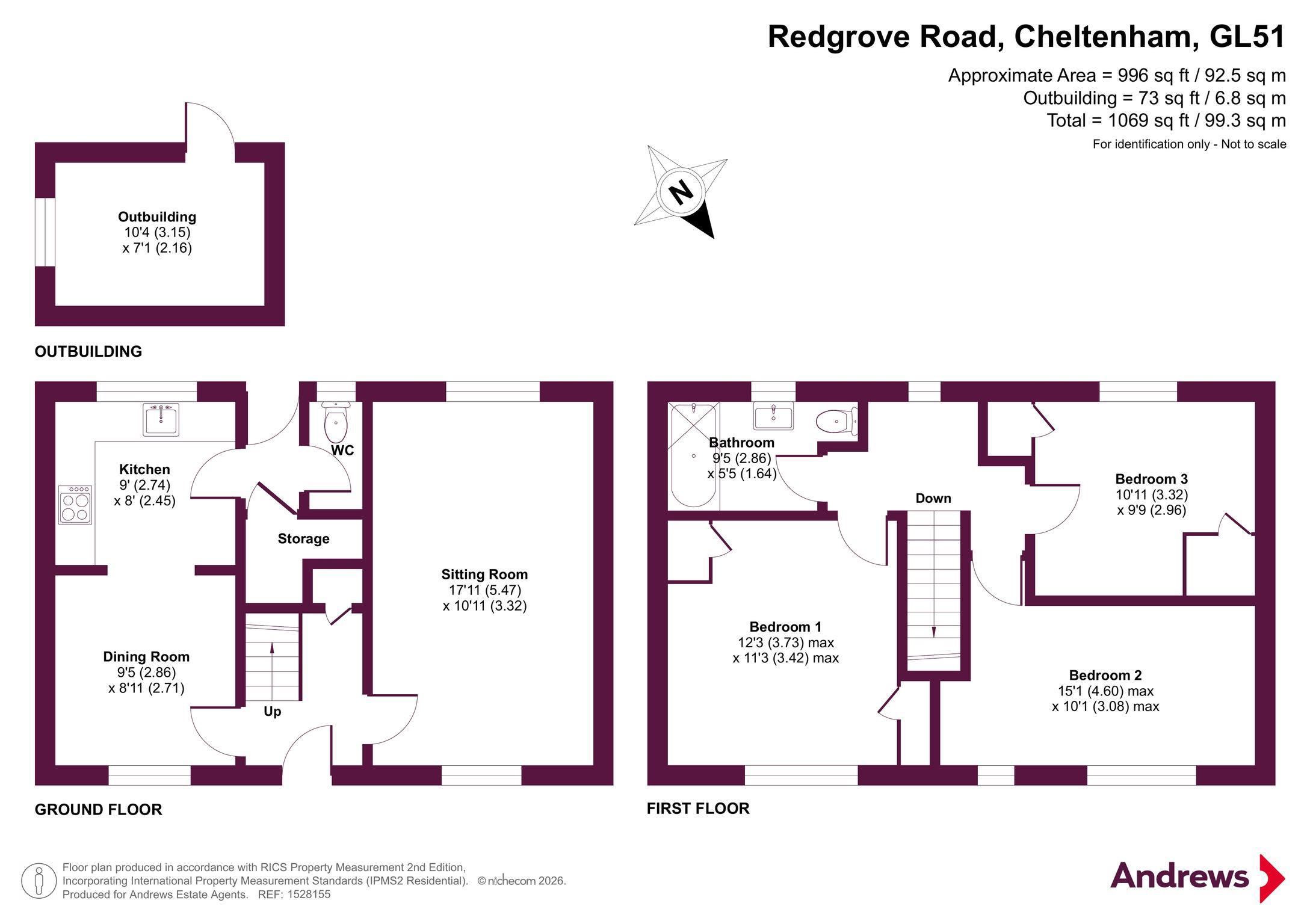 Redgrove Road, Cheltenham floorplan