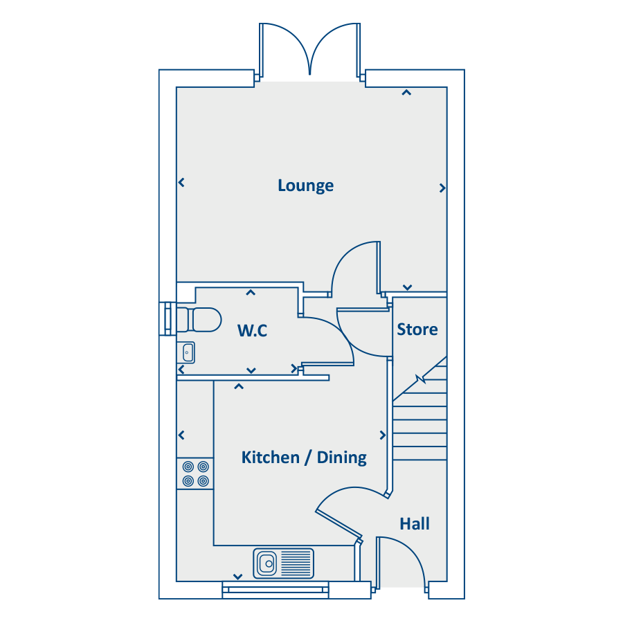 Plot 91, 178 Manor Drive, 10 Henley Approach, Peterborough floorplan