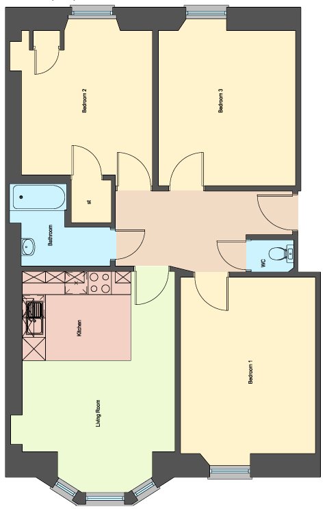 8 GFL Garland Place, Dundee floorplan