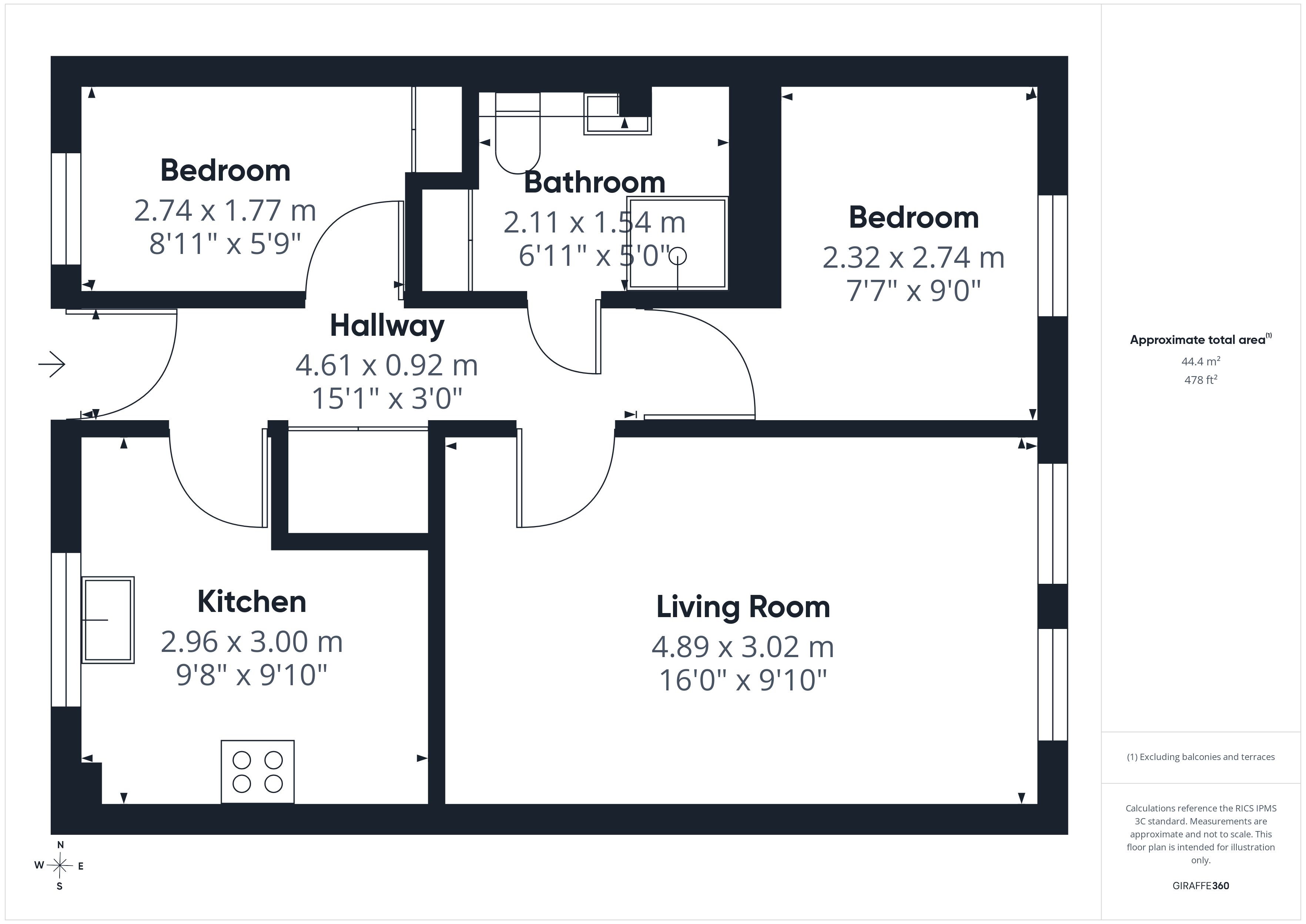 56, Town Bridge Court, Buckinghamshire floorplan