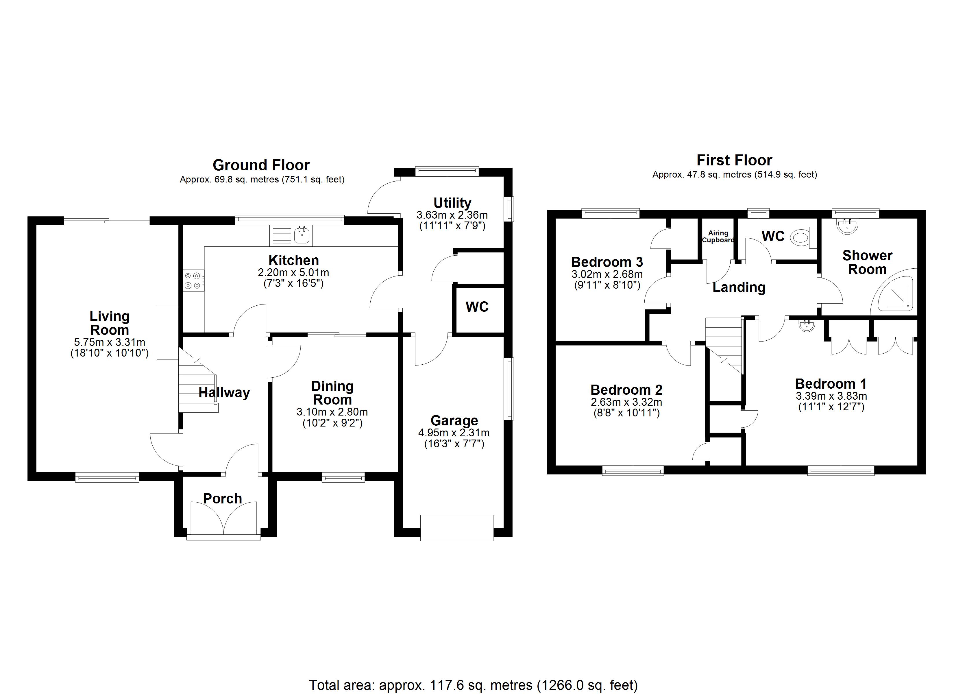 68, Sams Lane, Swindon floorplan