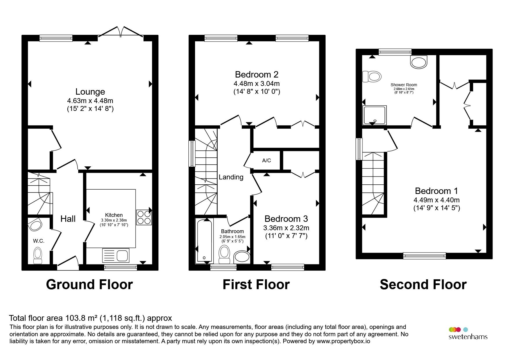 10, Webbs Court, Northwich floorplan