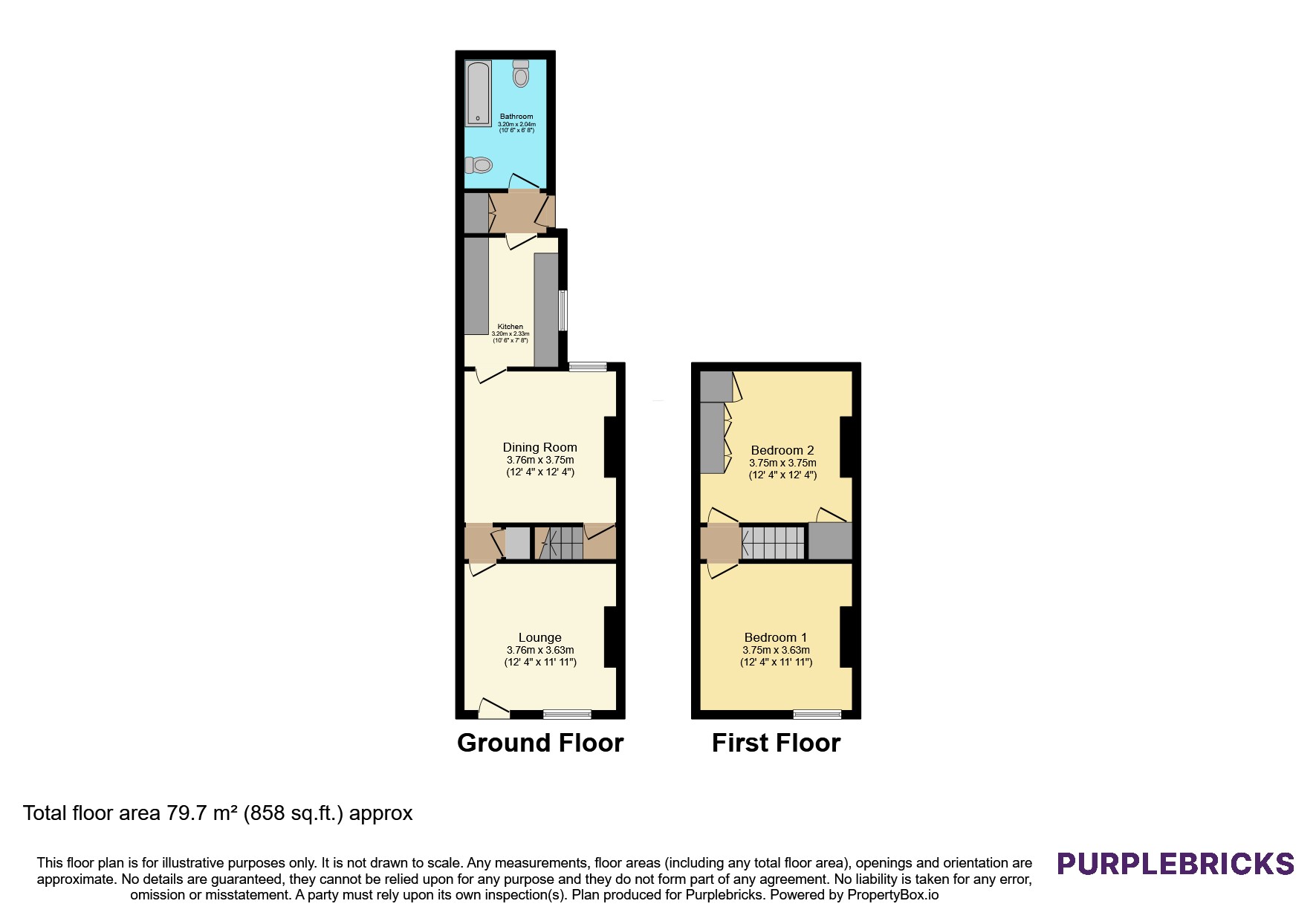 384, King Street, Stoke-on-Trent floorplan