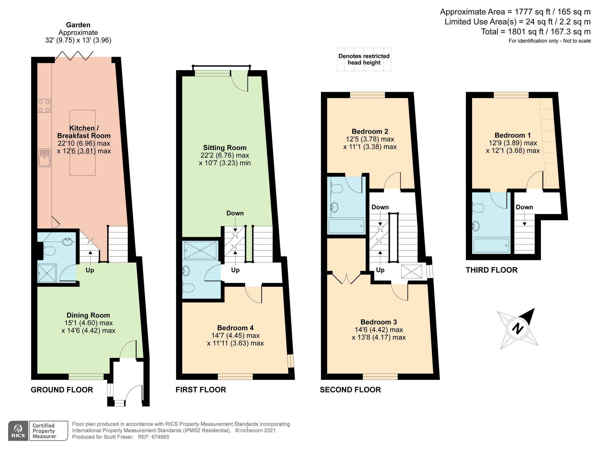 Marston Street, Oxford OX4, 4 bedroom terraced house for sale