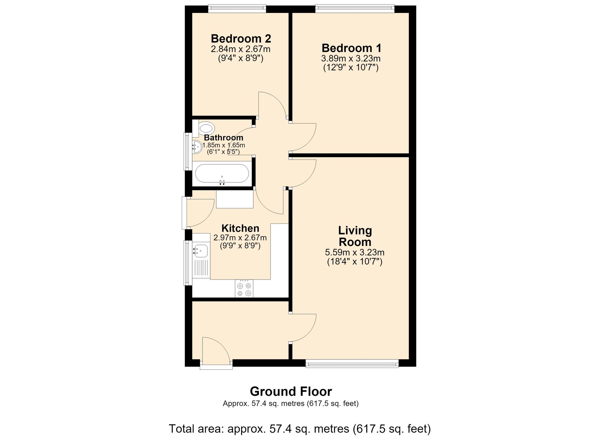 4 Rydal Mount, Blackburn floorplan