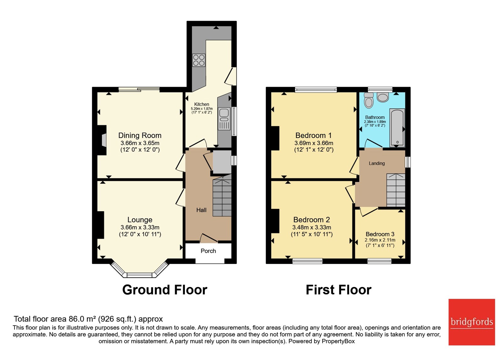 9, Moorfield Avenue, Stoke-on-Trent floorplan