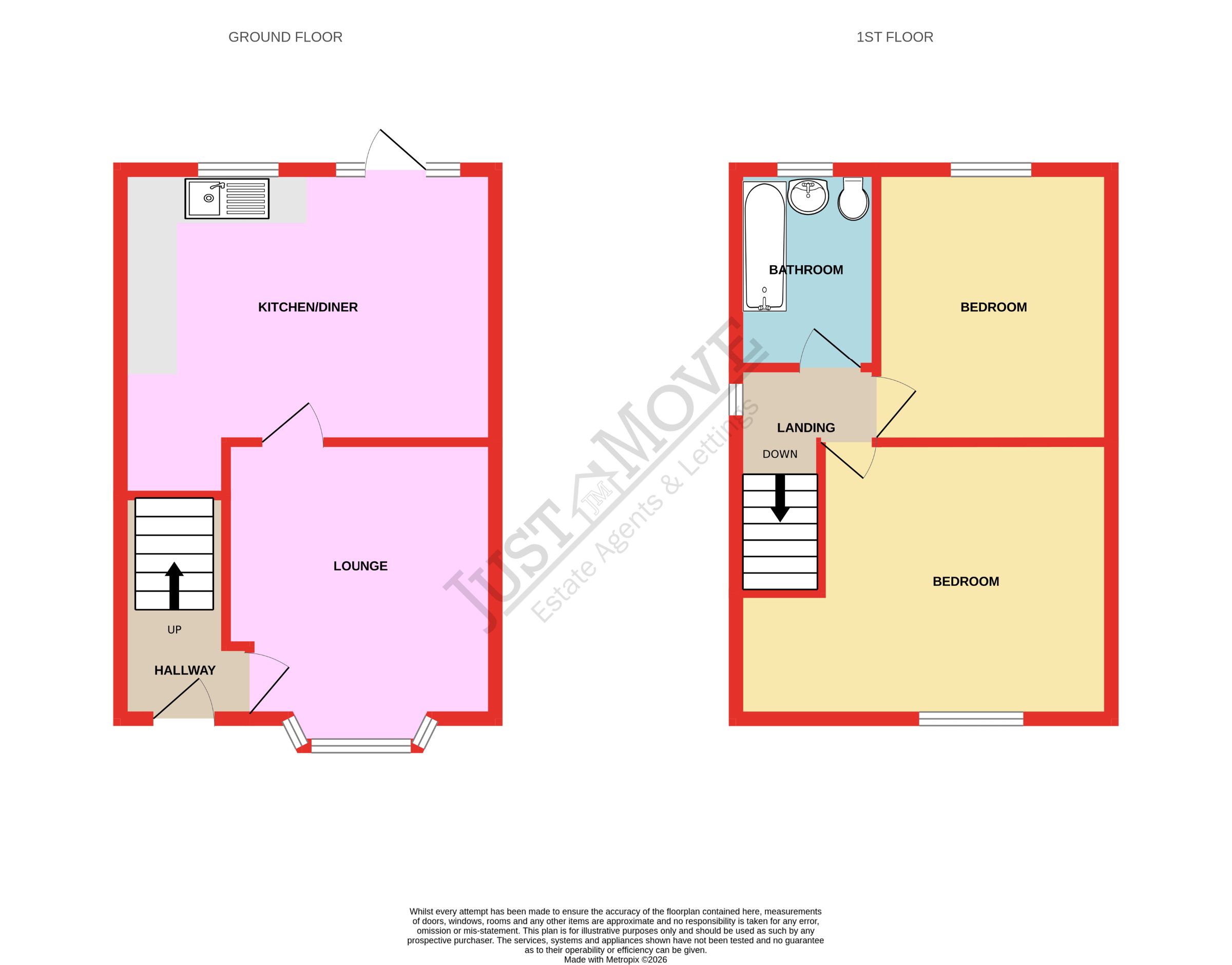 91 Old Oscott Lane, Birmingham floorplan