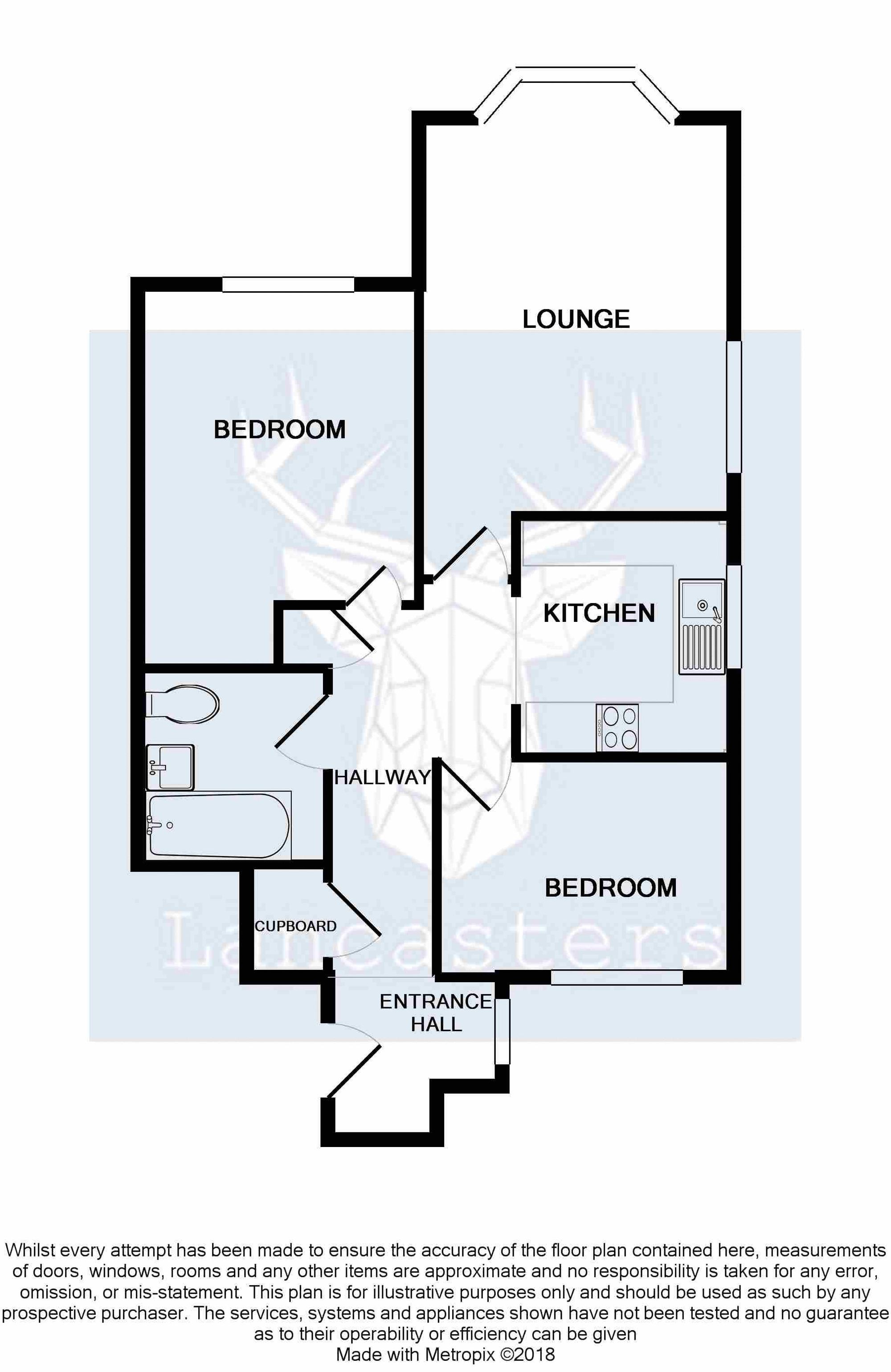Flat 5, Parkmead Court Park Road, Ryde floorplan
