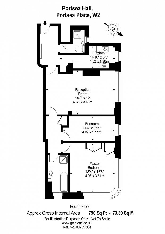 2 Bedrooms Flat for sale in 113 Portsea Hall, Edgware Road, London W2, Westminster, London,