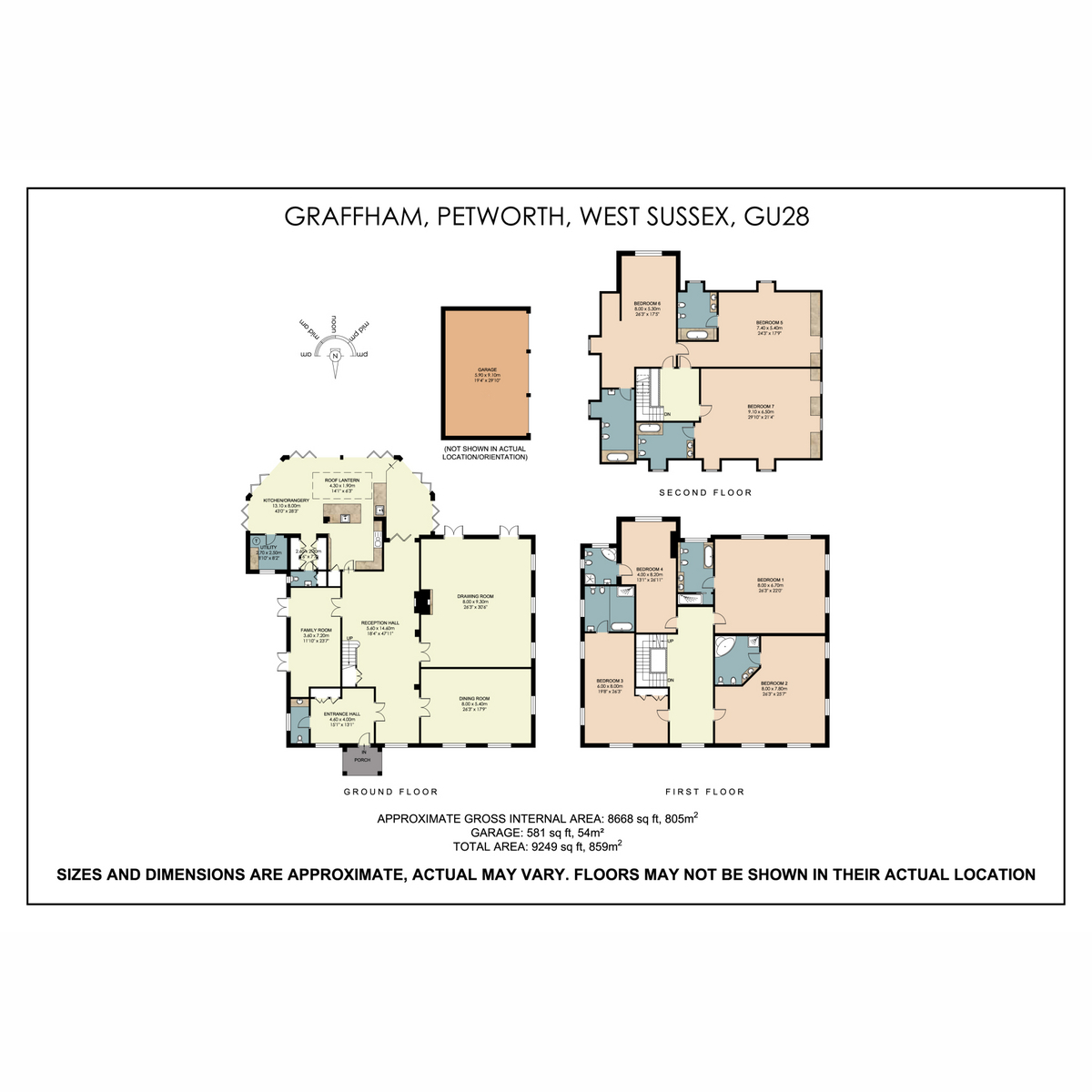 Blytheswood, Graffham Common Road, Petworth floorplan