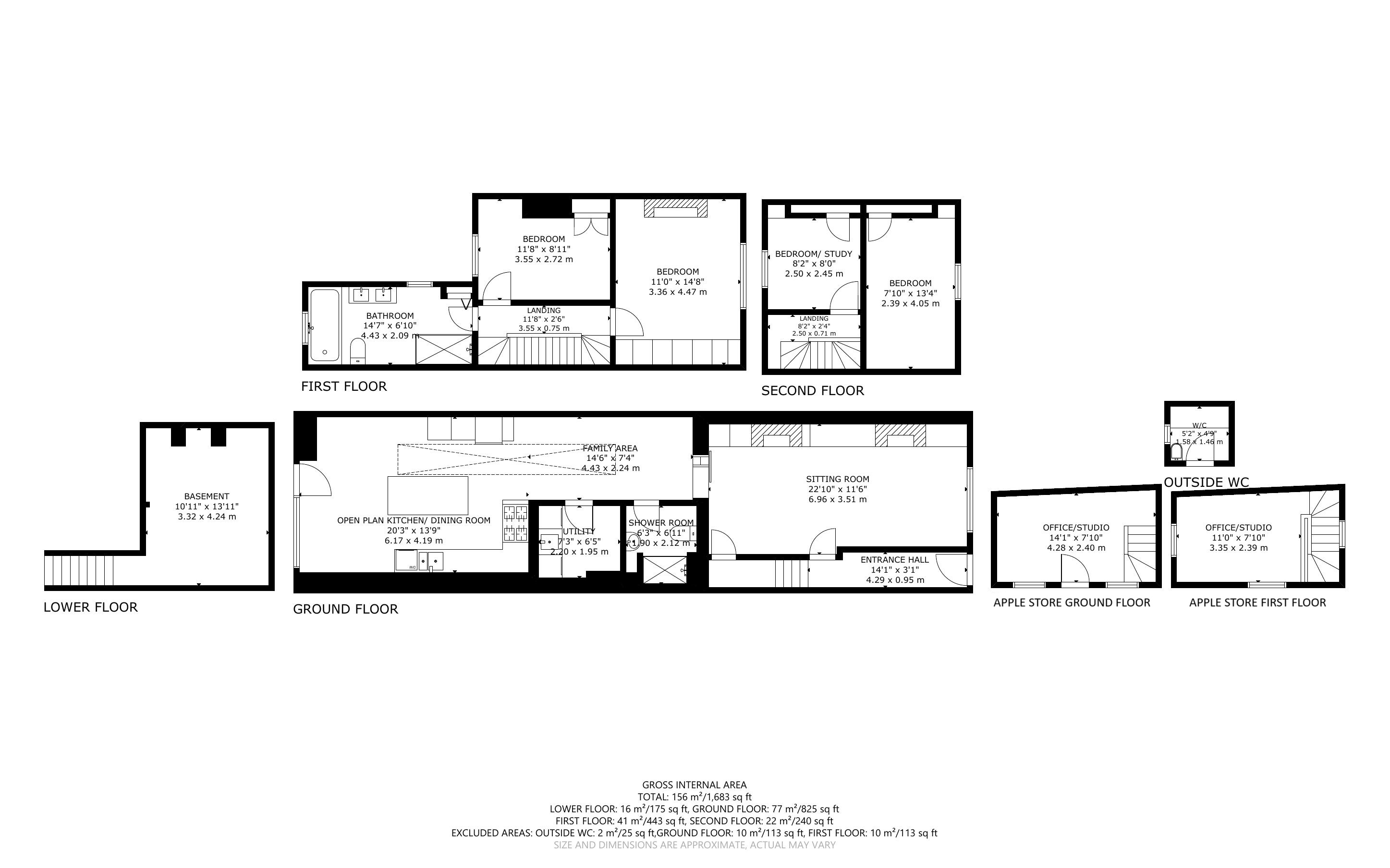Clifton House,, High Street, Alfriston floorplan
