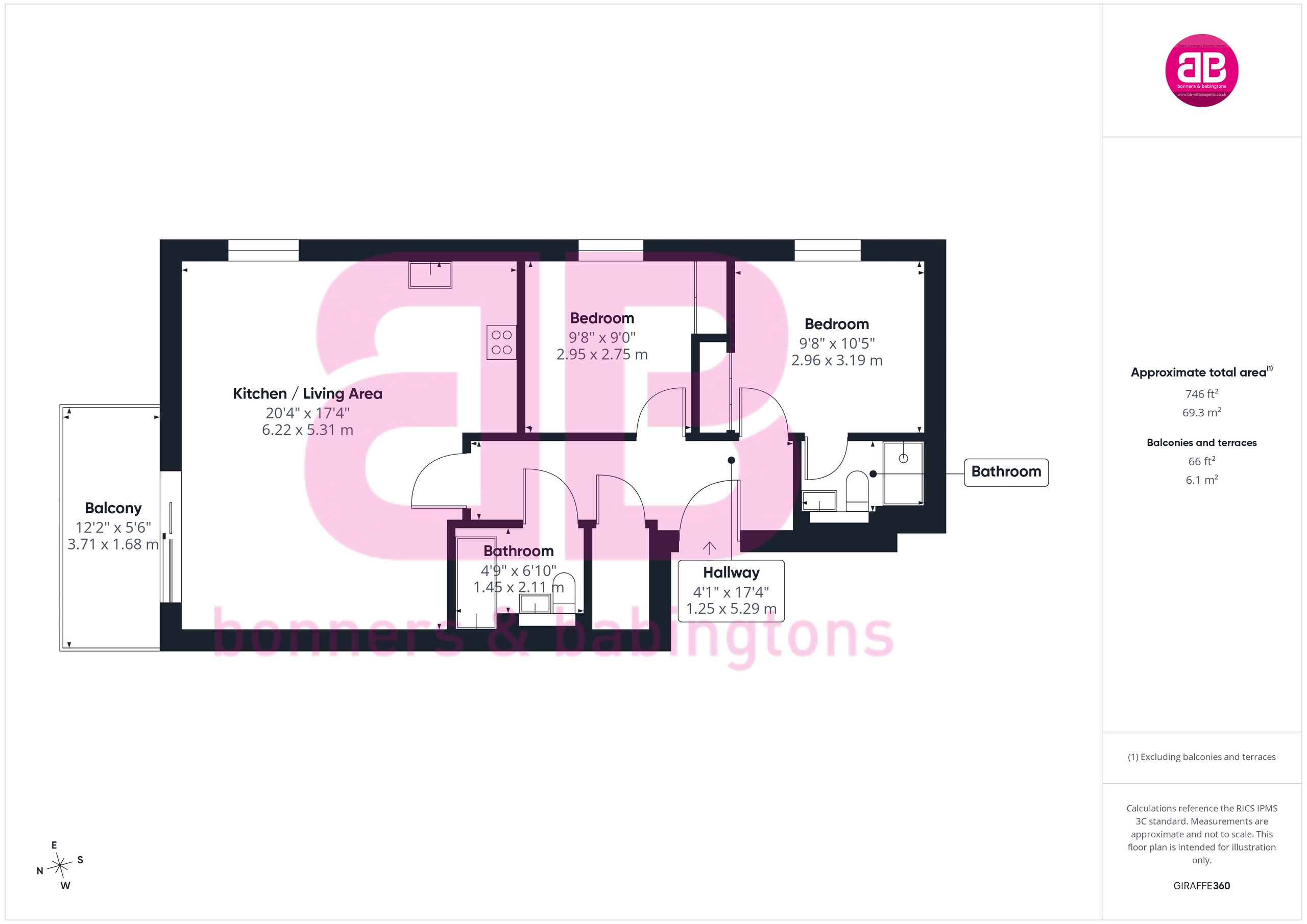 64 Alexander House, Thame floorplan