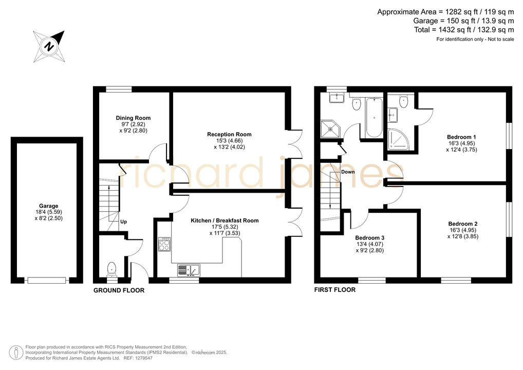 8, Somerset Court Wanborough floorplan