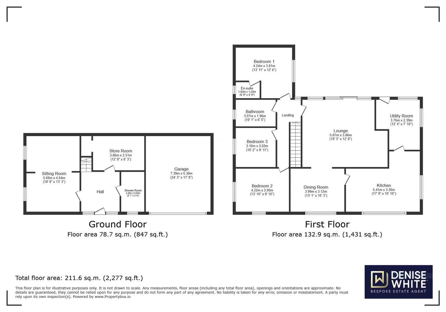 Brook House, 4, Sandybrook Lane, Staffordshire floorplan