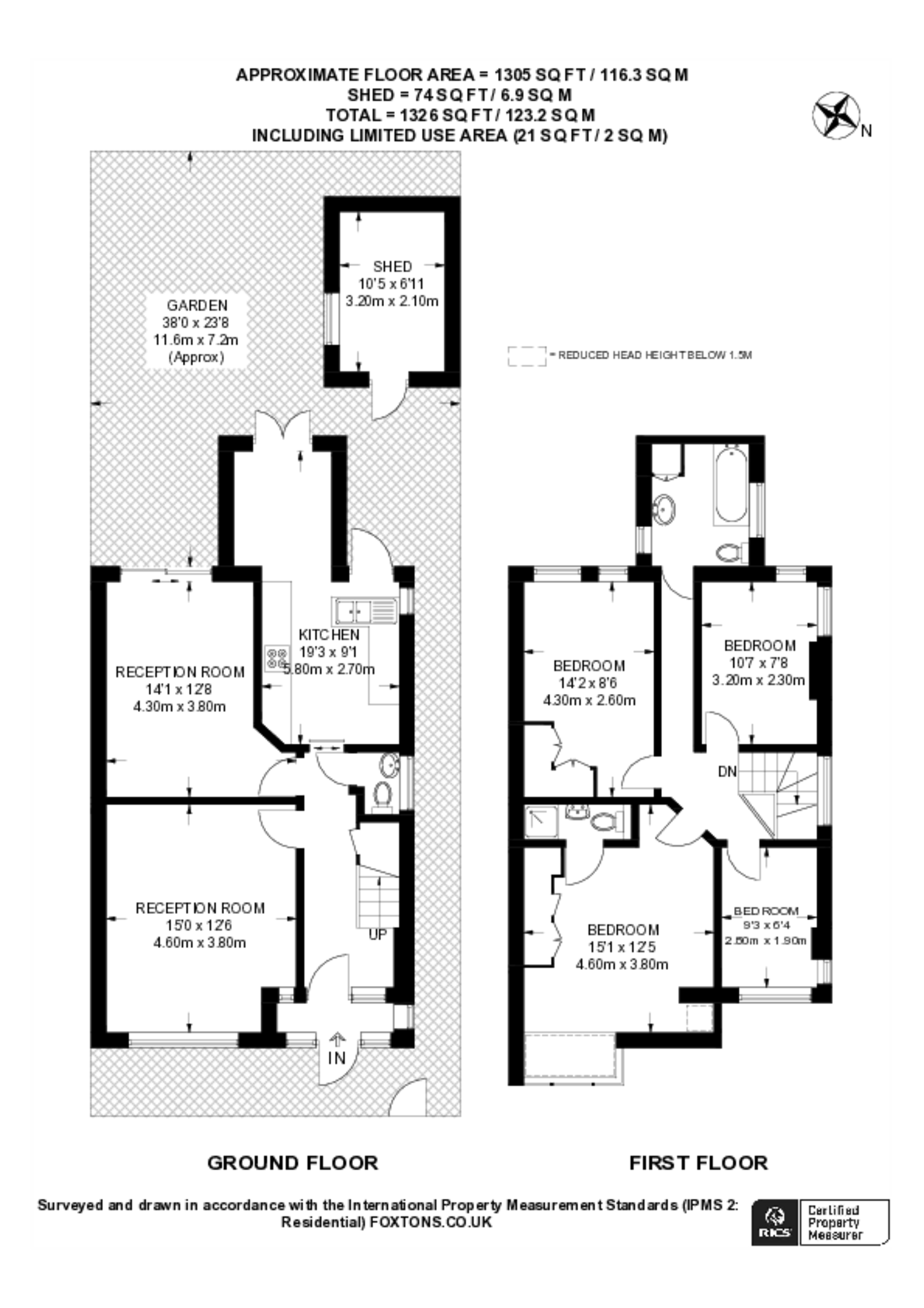 Temple Gardens, Temple Fortune floorplan