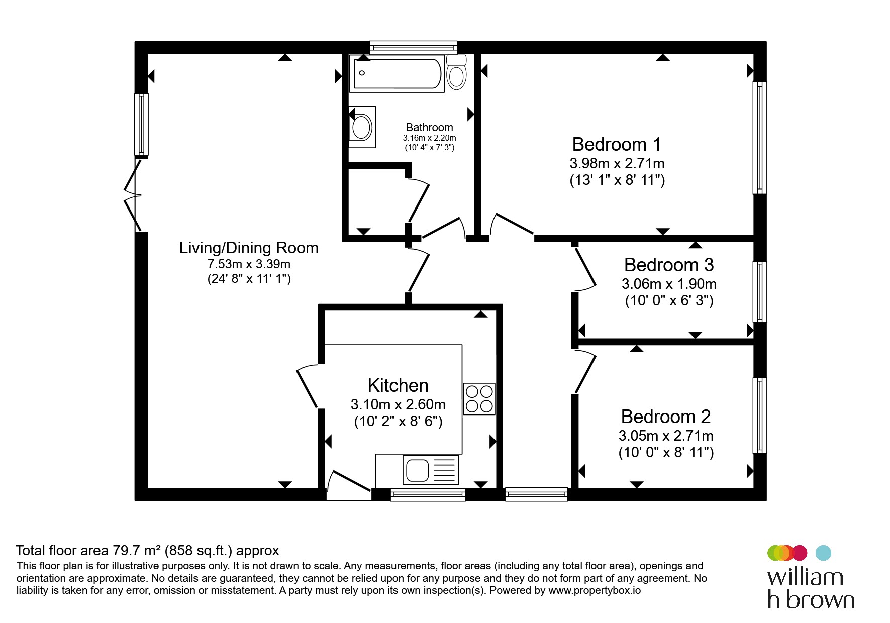 10, Lepton Gardens, Barnsley floorplan