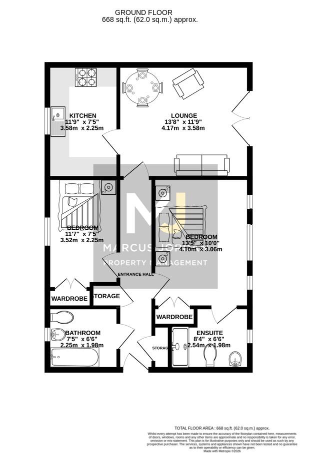 24, Wagstaff Way, Olney floorplan