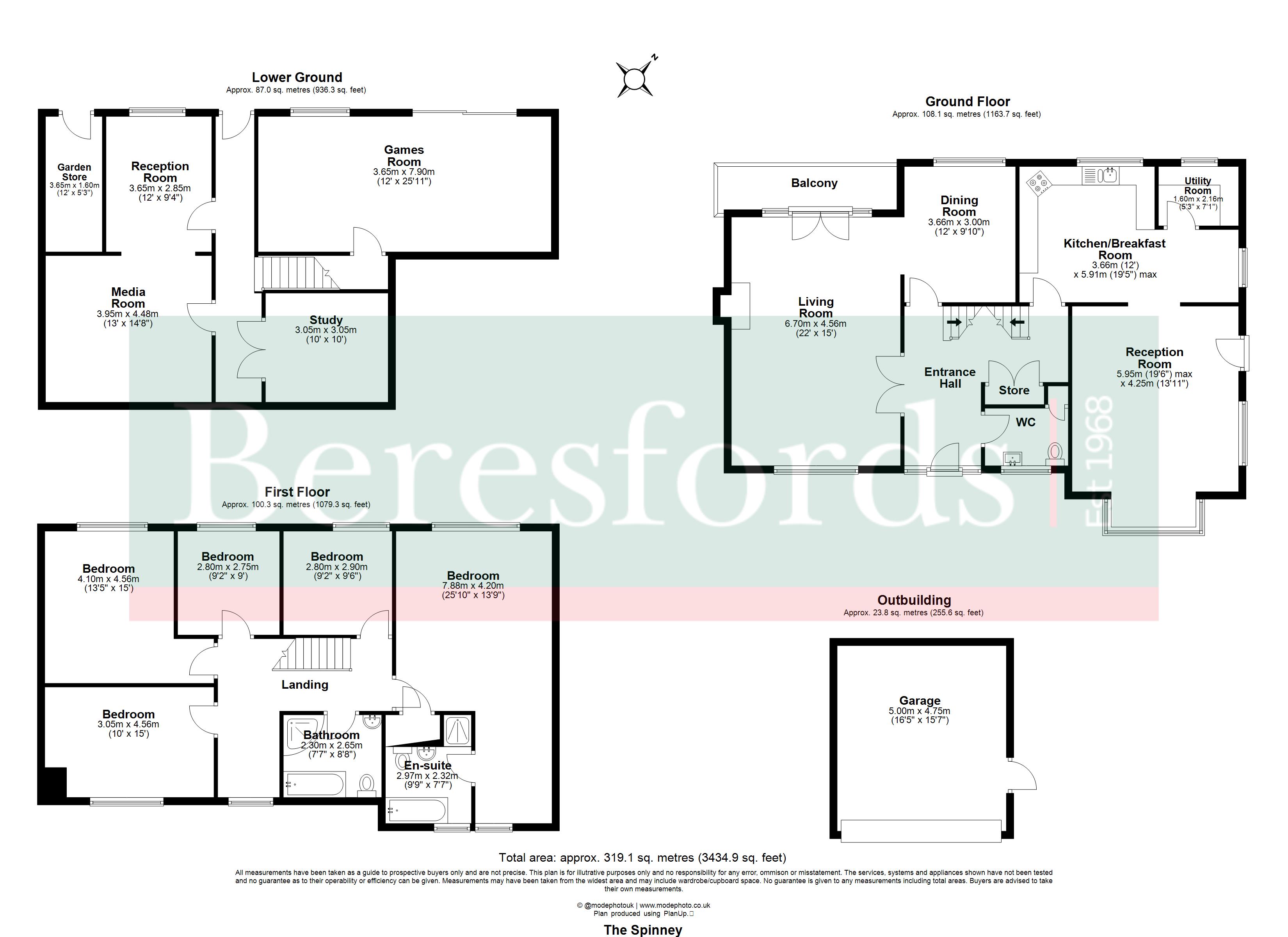 12, The Spinney, Essex floorplan