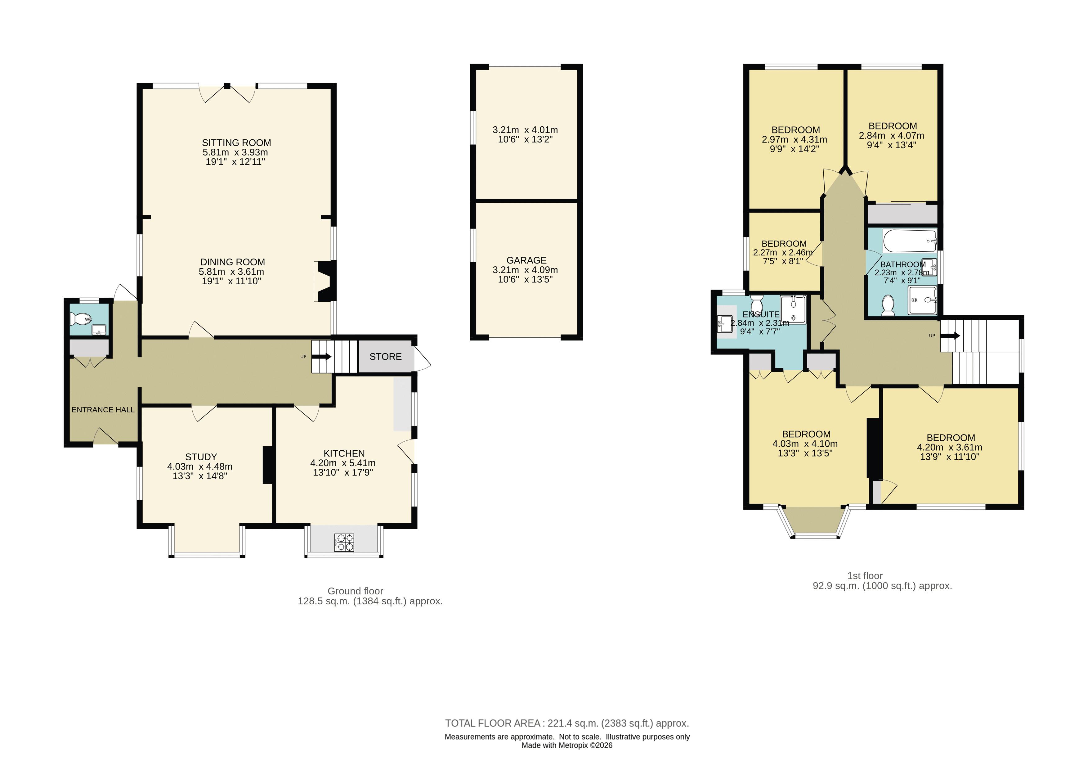 3, College Avenue, Epsom floorplan