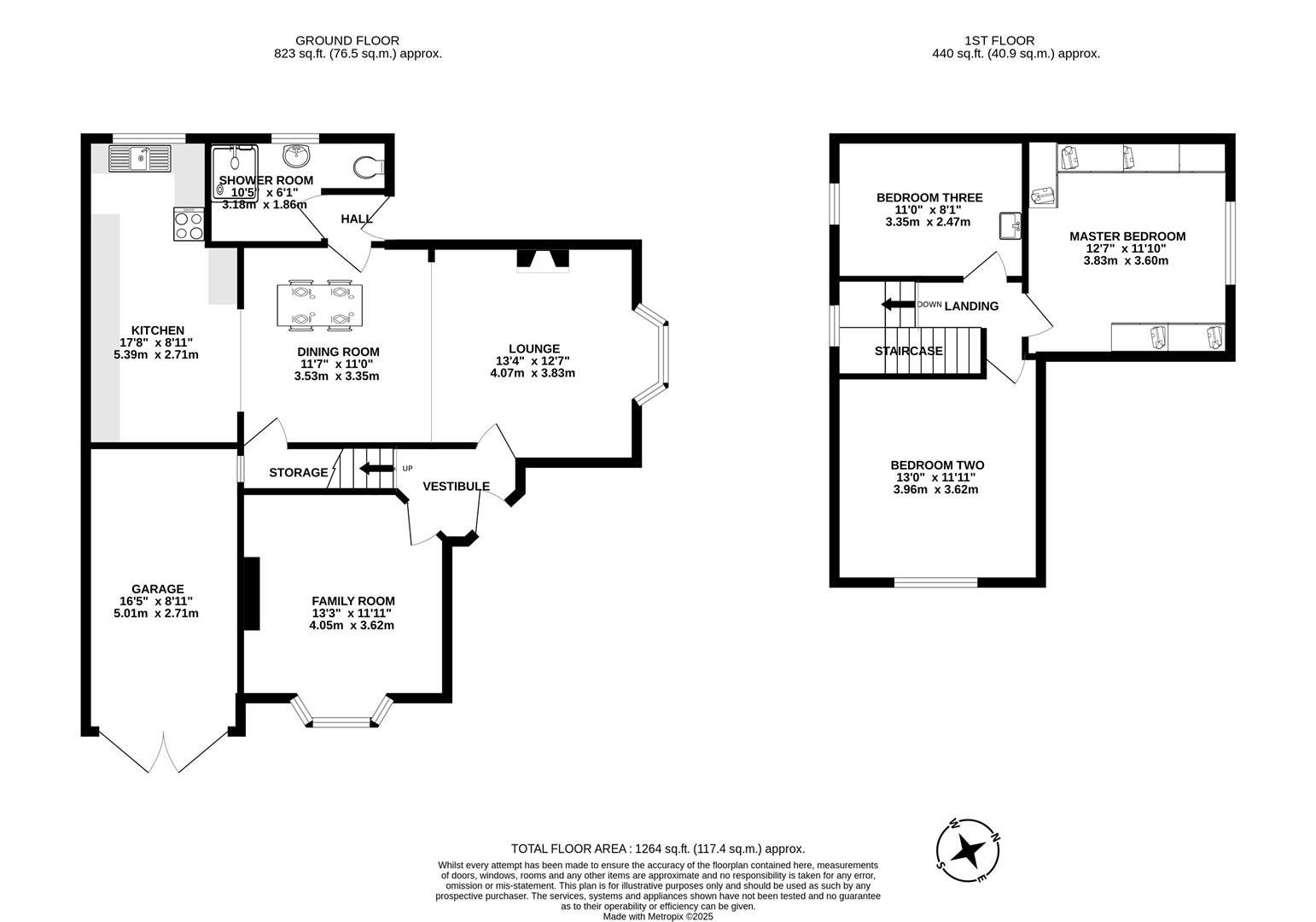 3, Millfield Road, Chorley floorplan