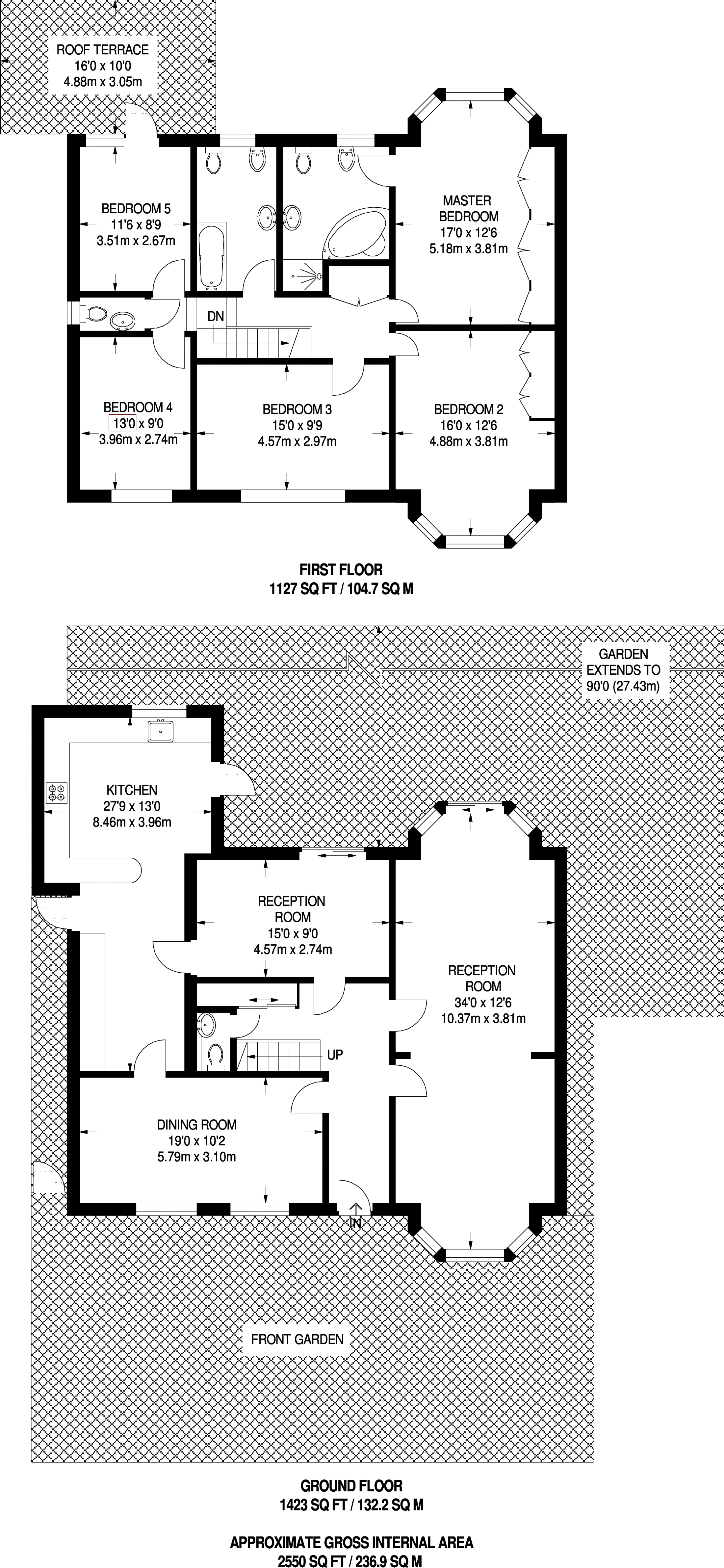 The Ridings, Ealing floorplan