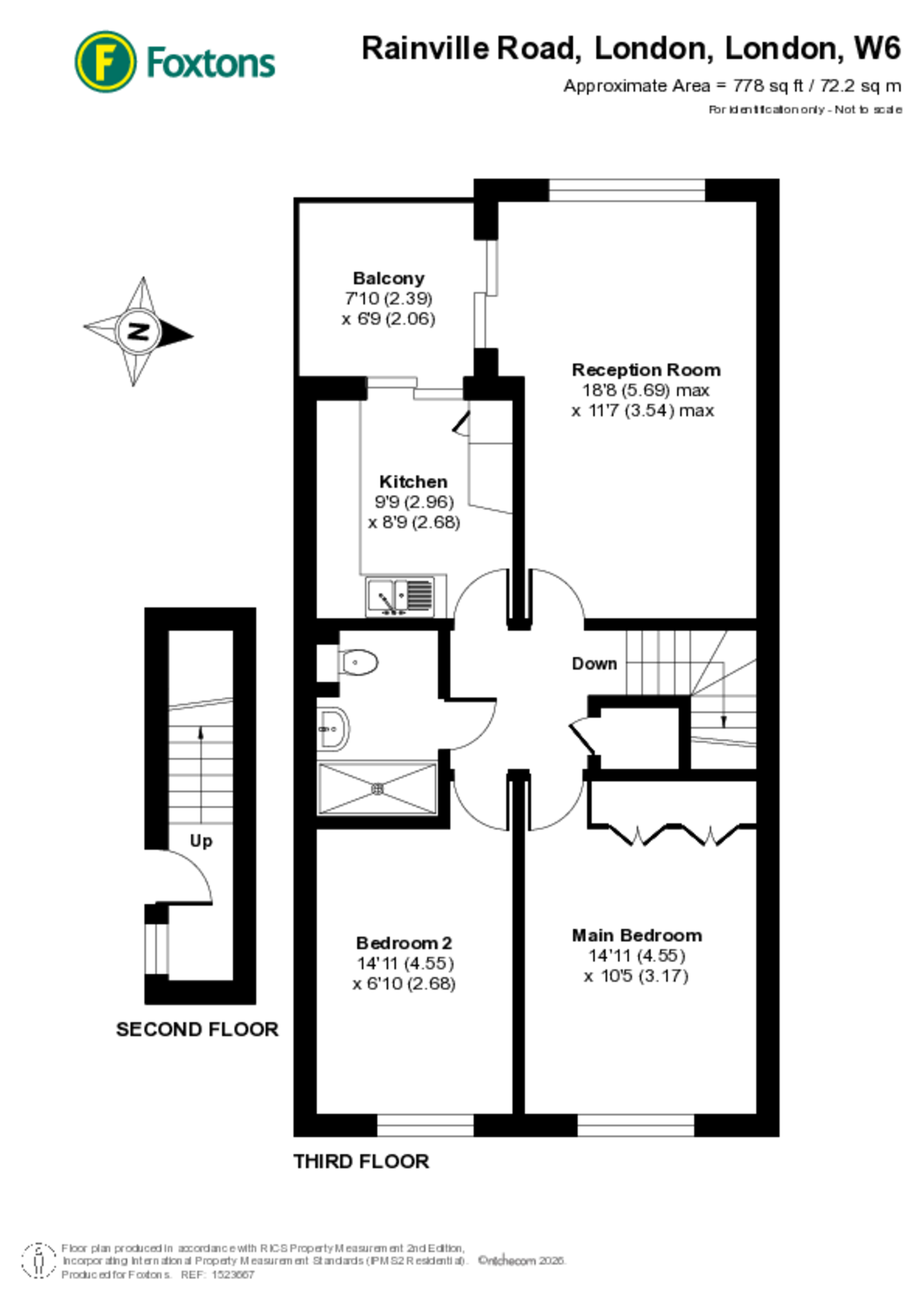 Rainville Road, Crabtree Estate floorplan
