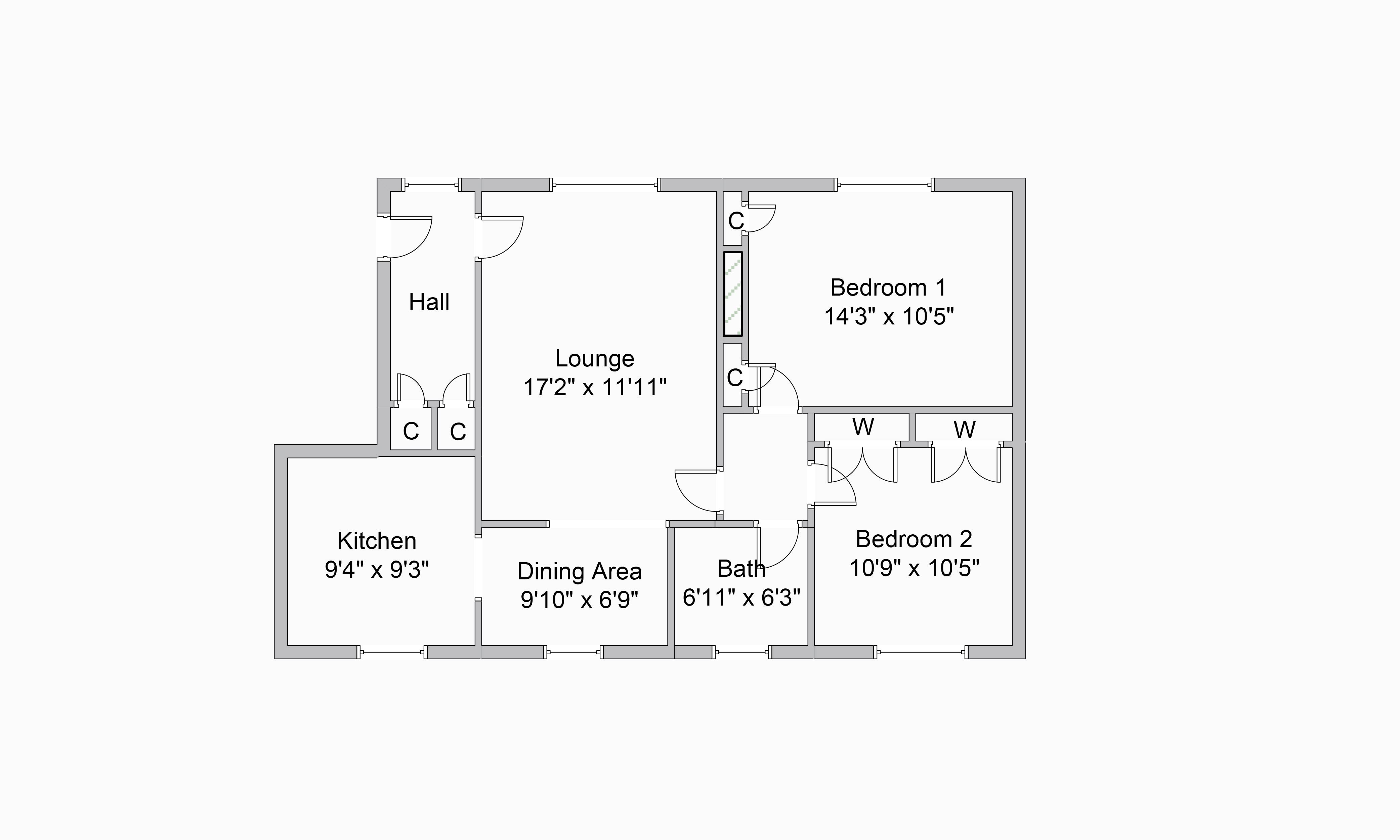 2 Bedrooms Flat for sale in Somerville Place, Flat 2/2, Helensburgh, Argyll & Bute G84