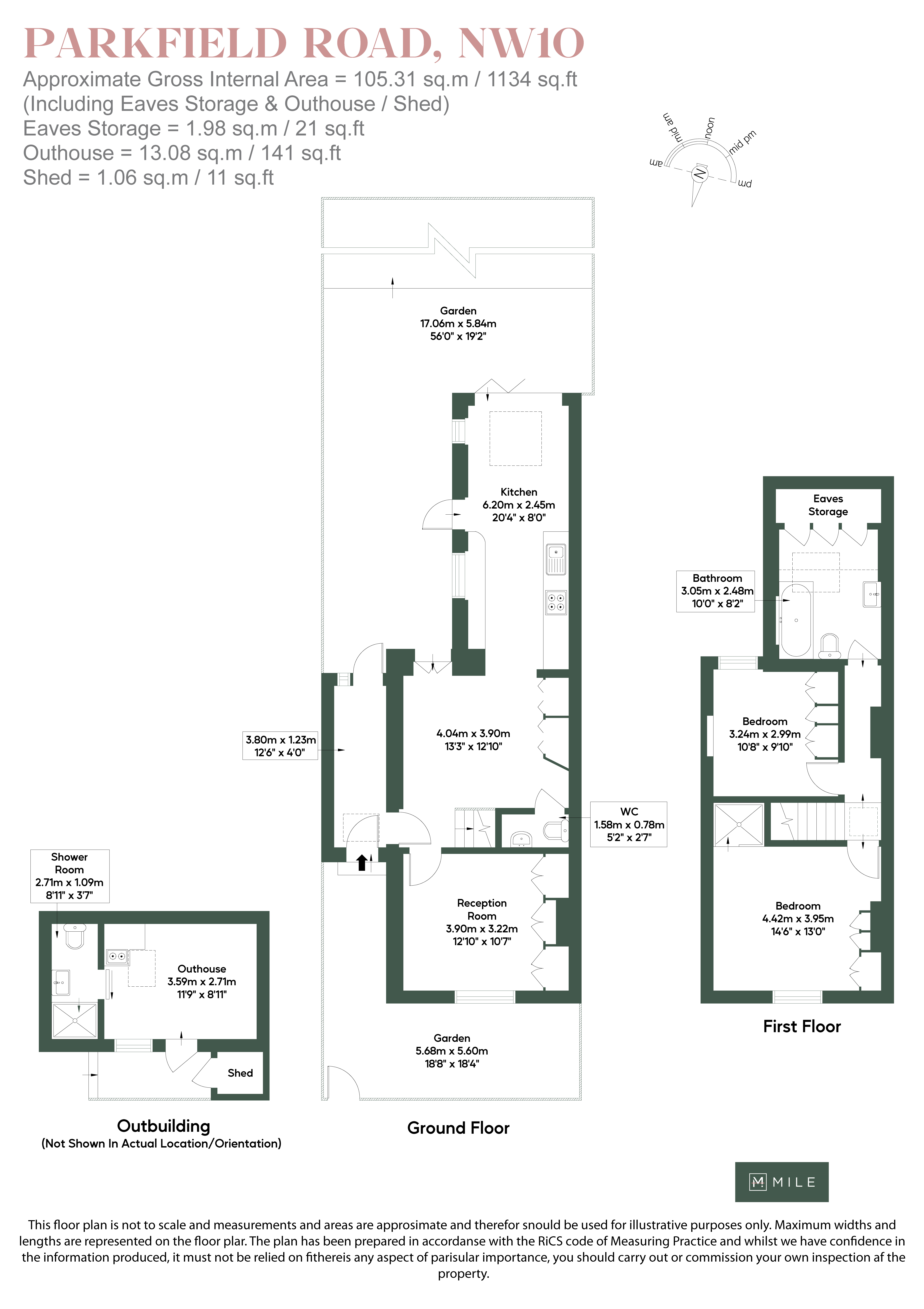 27, Parkfield Road, London floorplan