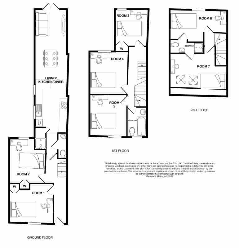 51, Minny Street, Cardiff floorplan