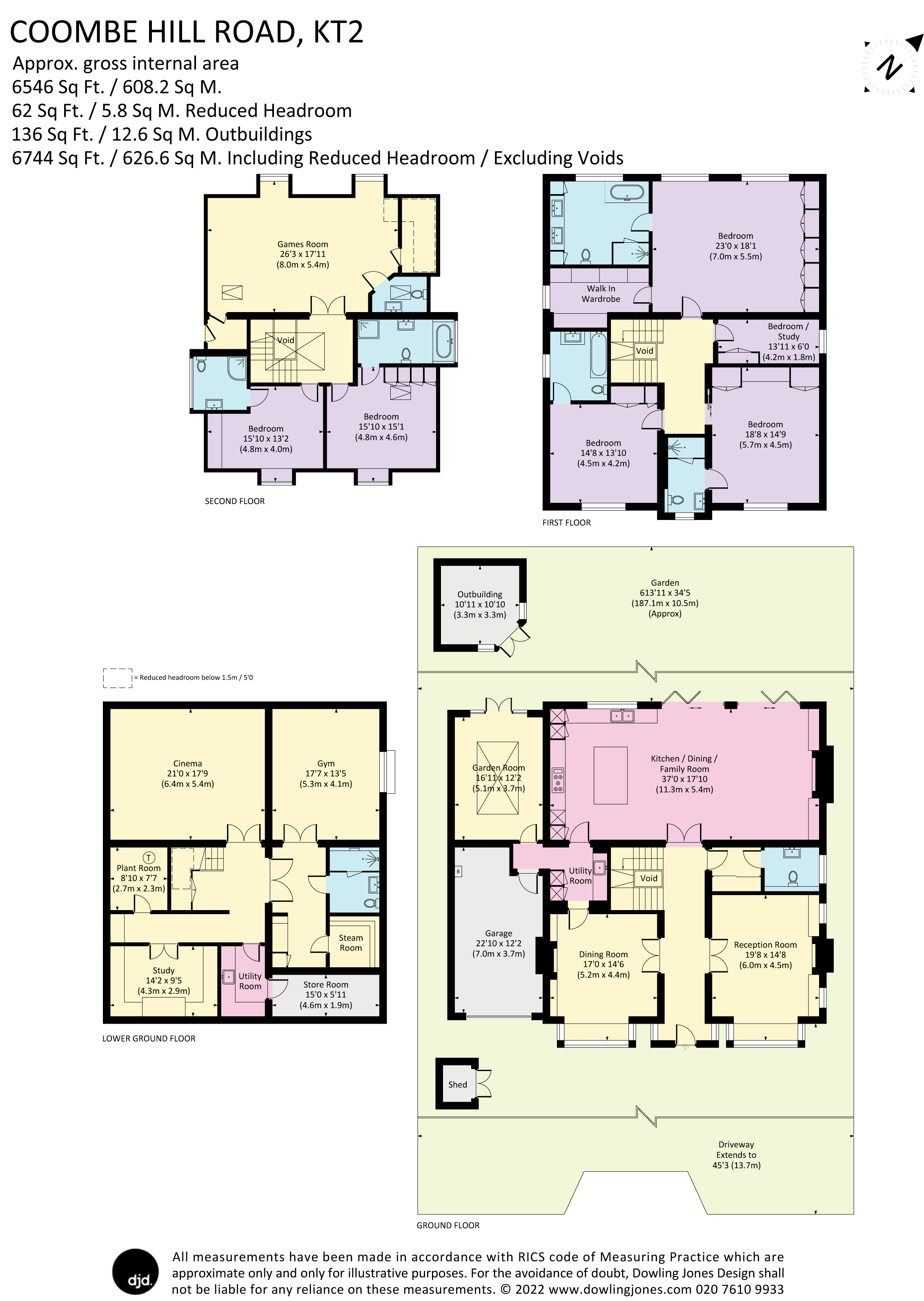 Pinecrest,, Coombe Hill Road, Surrey floorplan