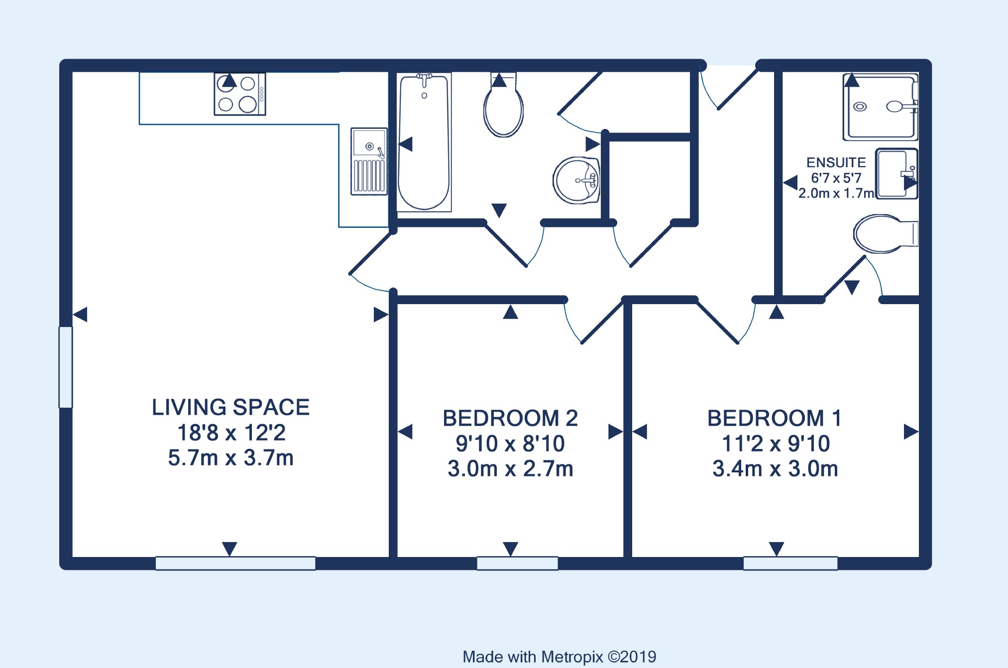 2 Bedrooms Flat for sale in Parson Street, Bedminster, Bristol BS3