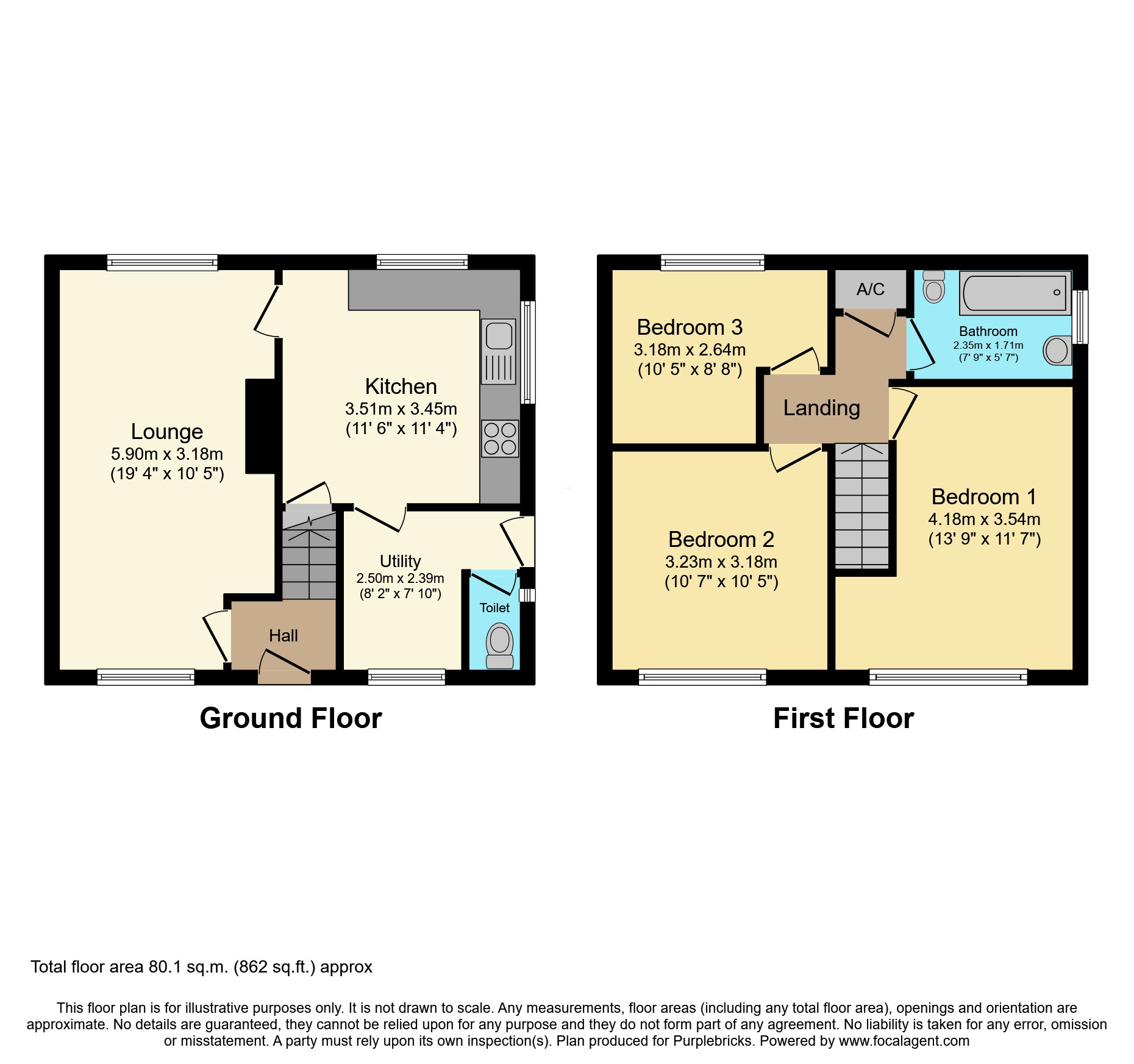 129, St. Nicholas Avenue, Stoke-on-Trent floorplan