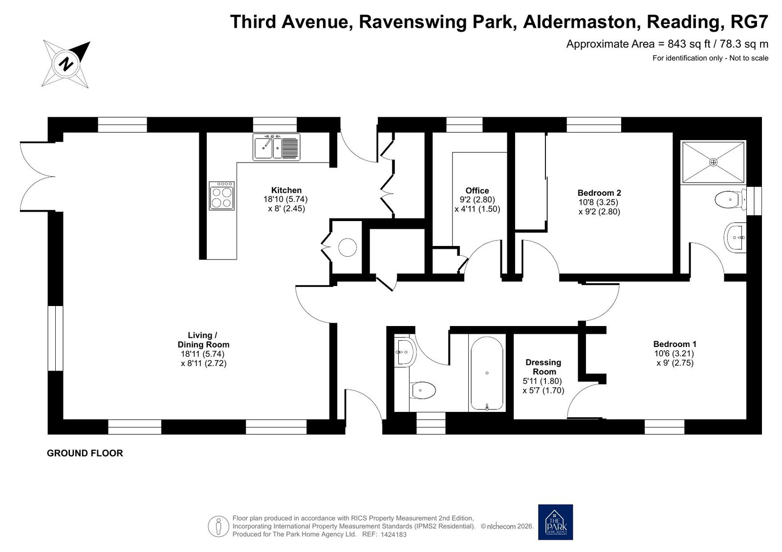 2a Third Avenue, Ravenswing Park, Reading floorplan