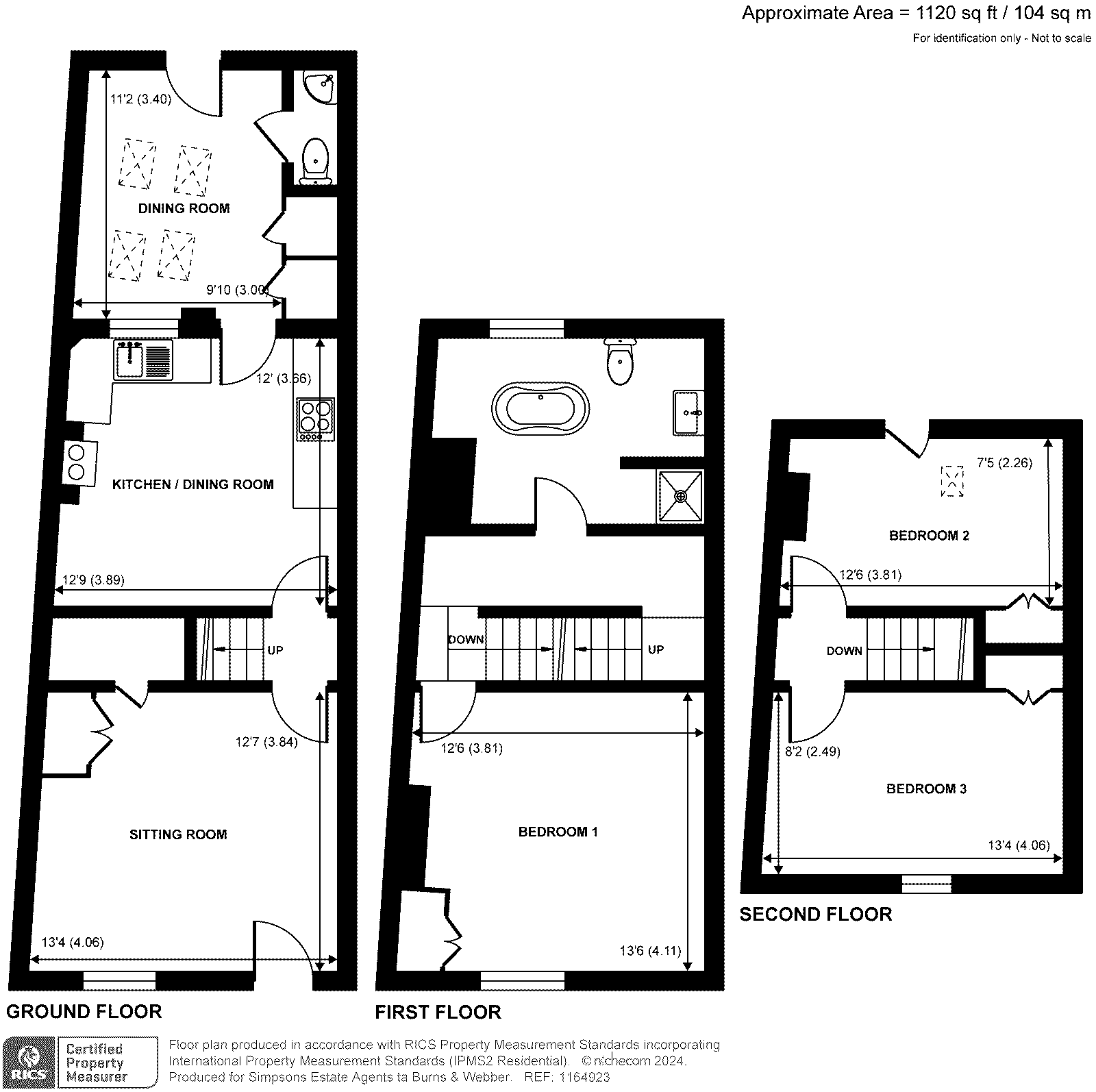 18, Victoria Road, Godalming floorplan