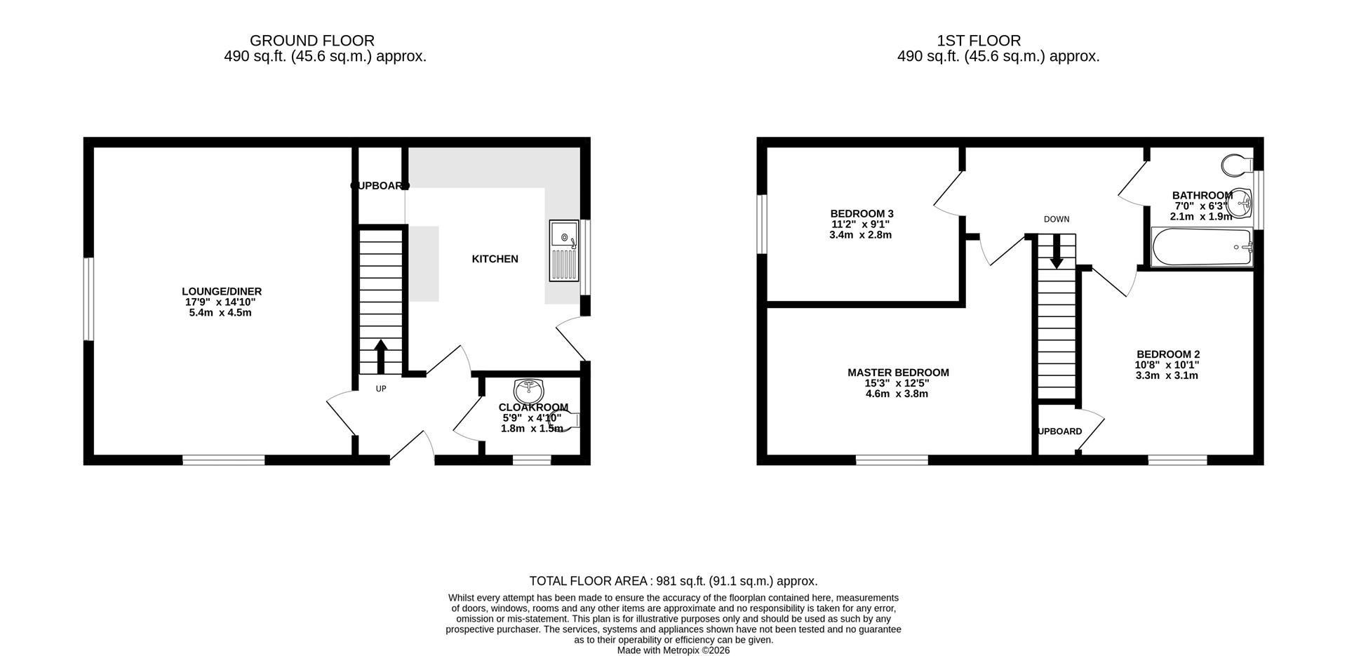 Old Farm Lane, Weymouth floorplan
