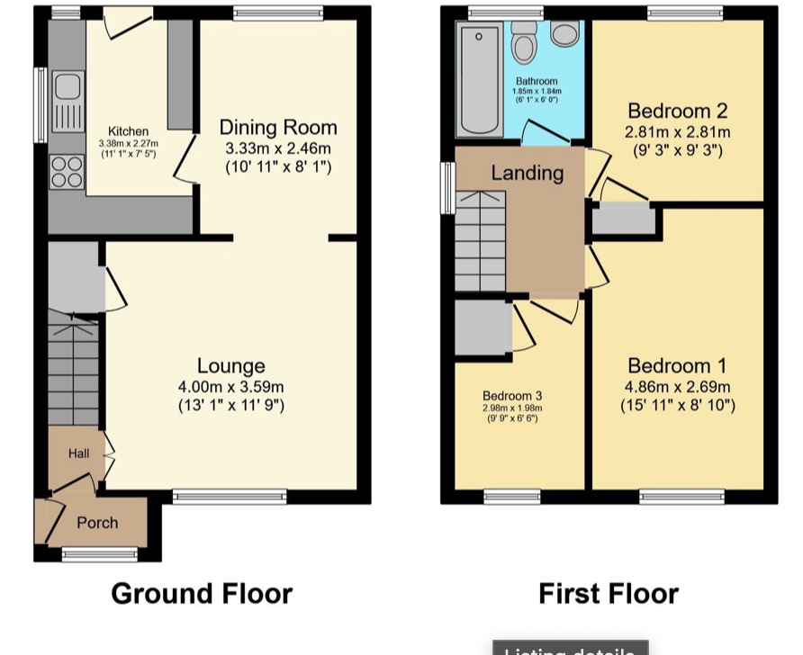 36 Eastlake Avenue, Liverpool, Merseyside floorplan