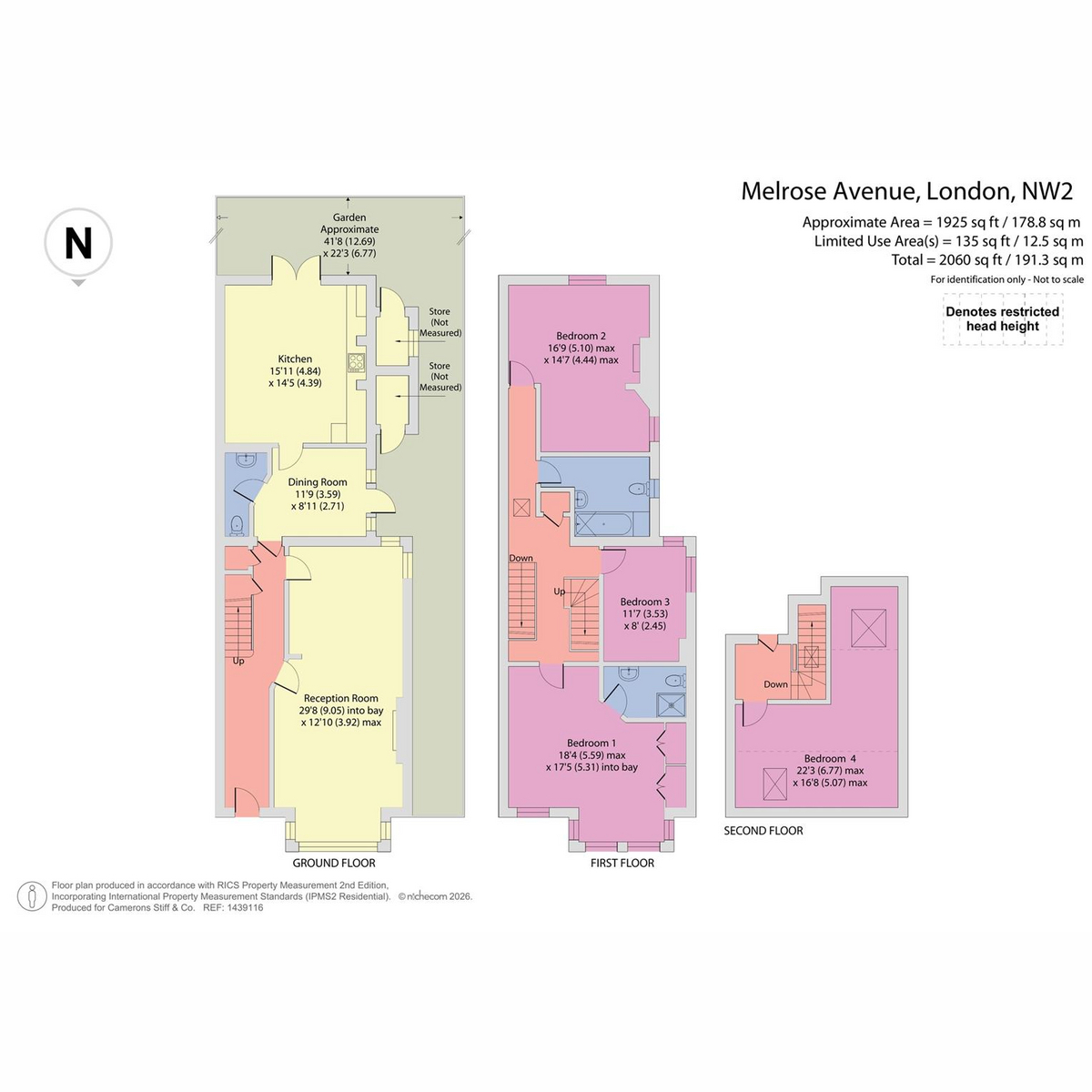 Melrose Avenue, London floorplan