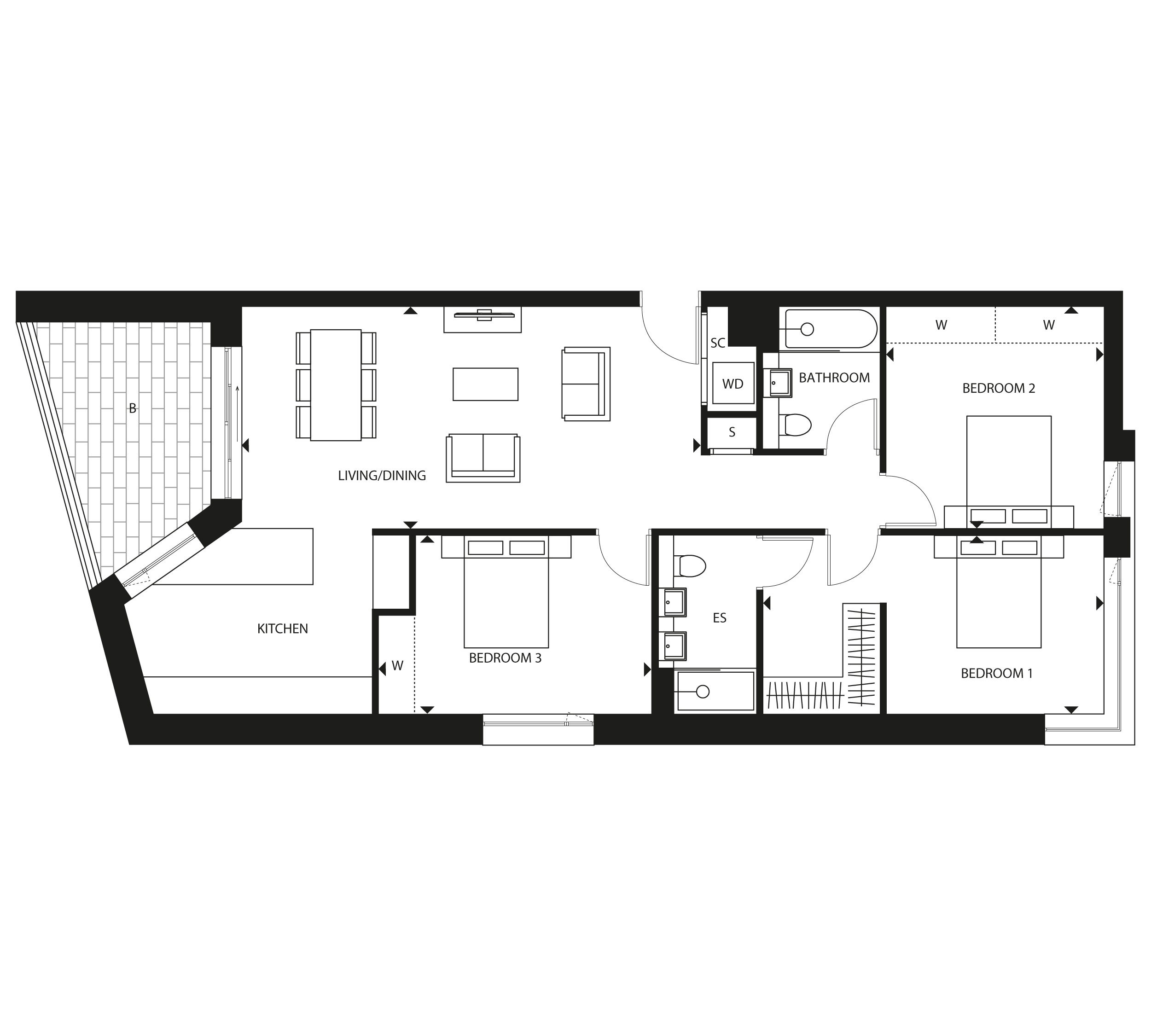3 Bedrooms Flat for sale in 58 Grange Road, Bermondsey SE1