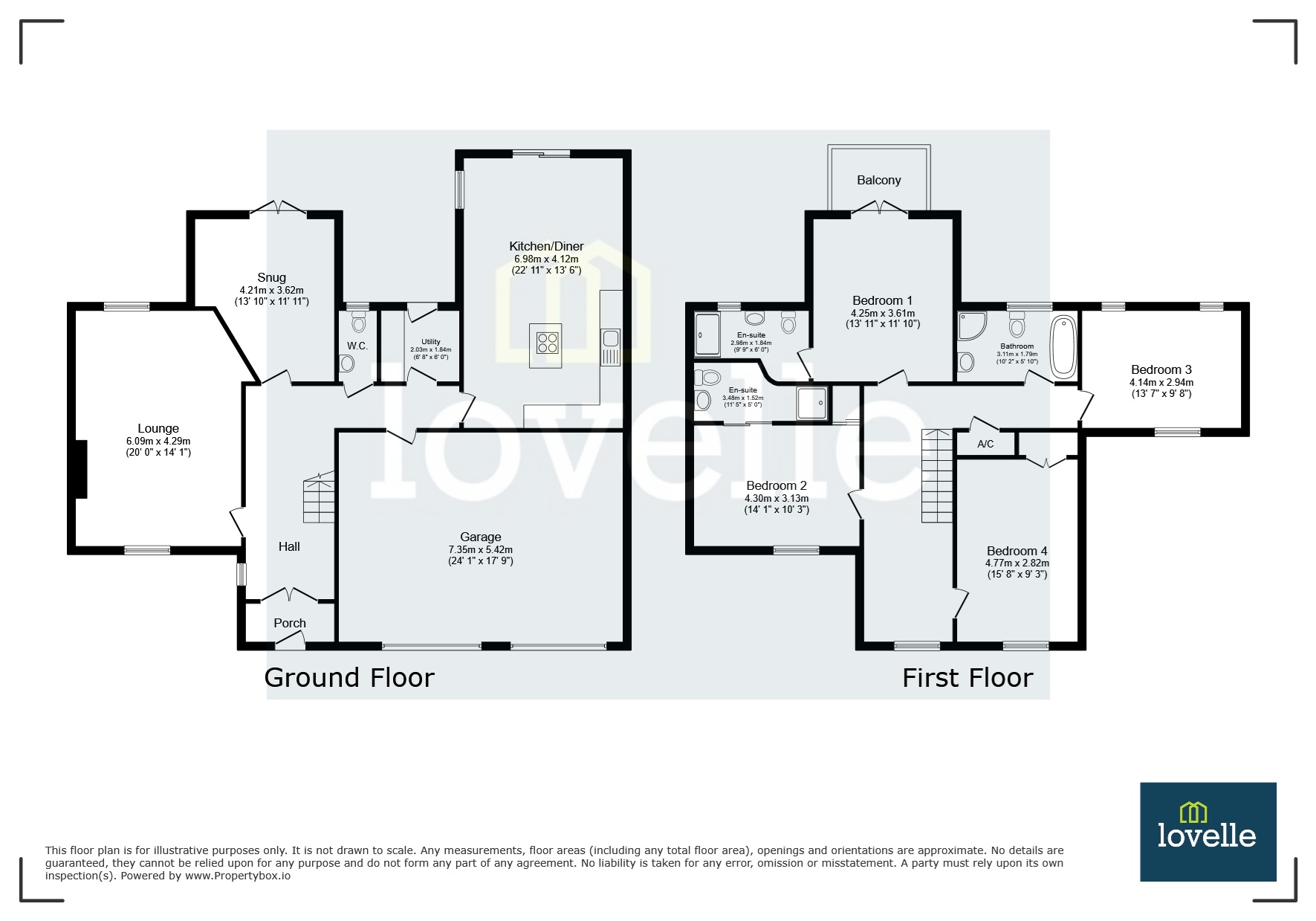 3, Beck Farm Mews, Barnoldby Le Beck floorplan