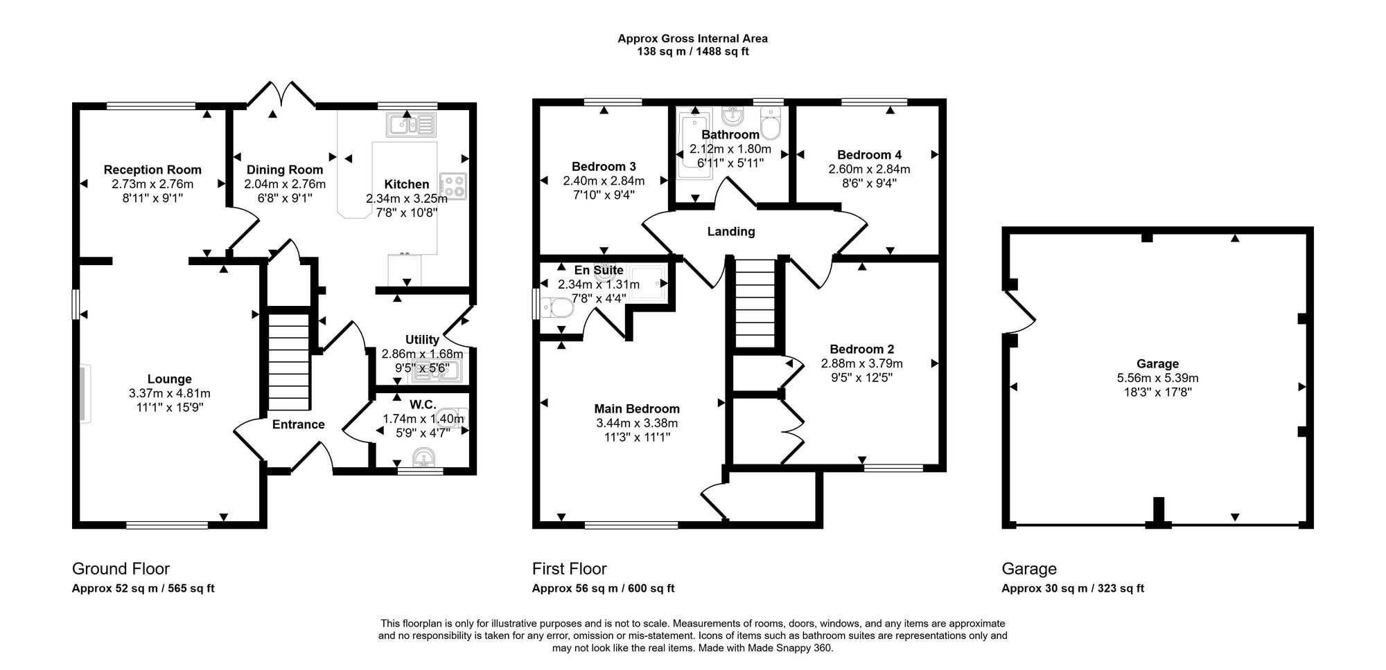 4 Crowther Drive, Wigan floorplan