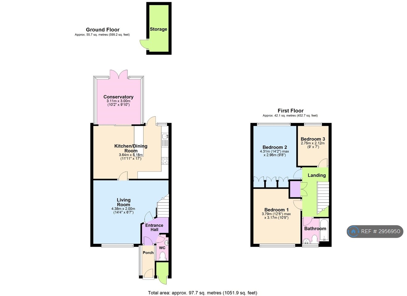 Fairfield Close, Hatfield floorplan