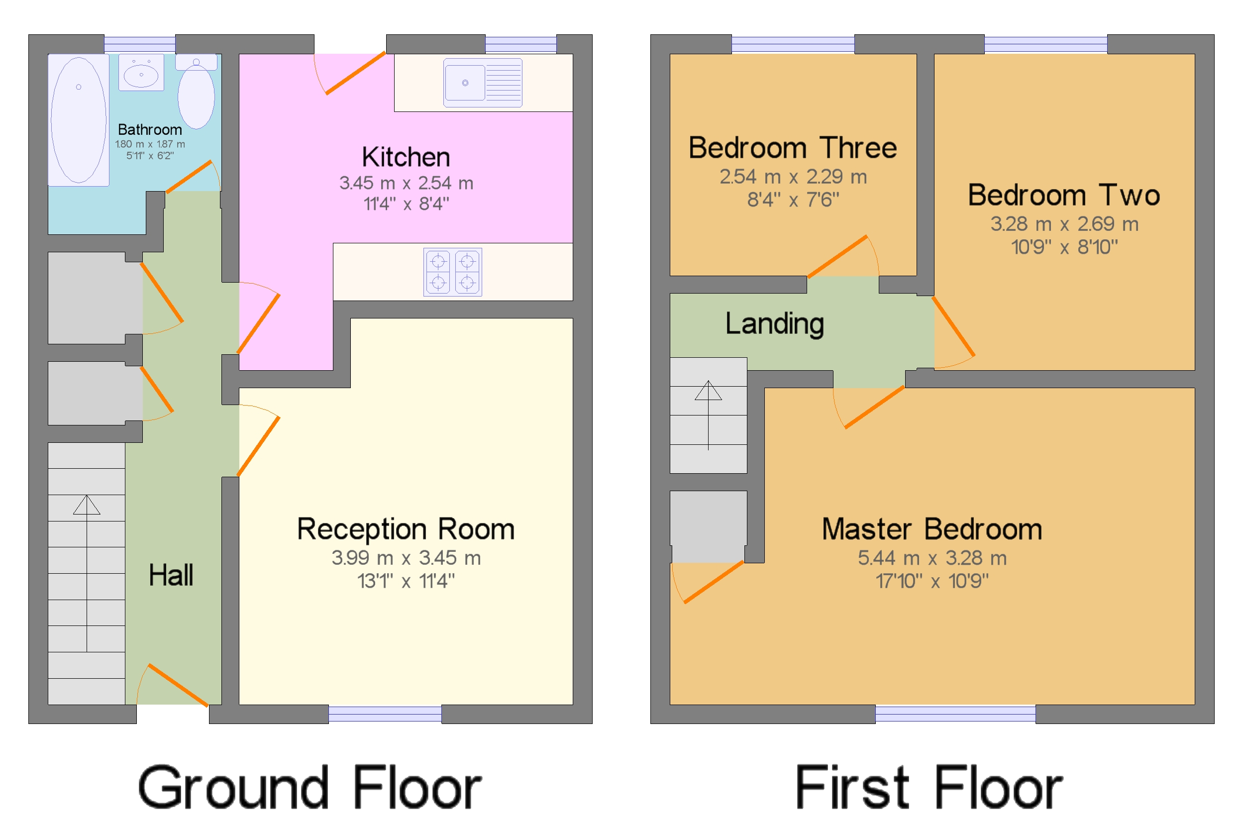 The Roundway, Tottenham, Haringey, London N17, 3 bedroom terraced house