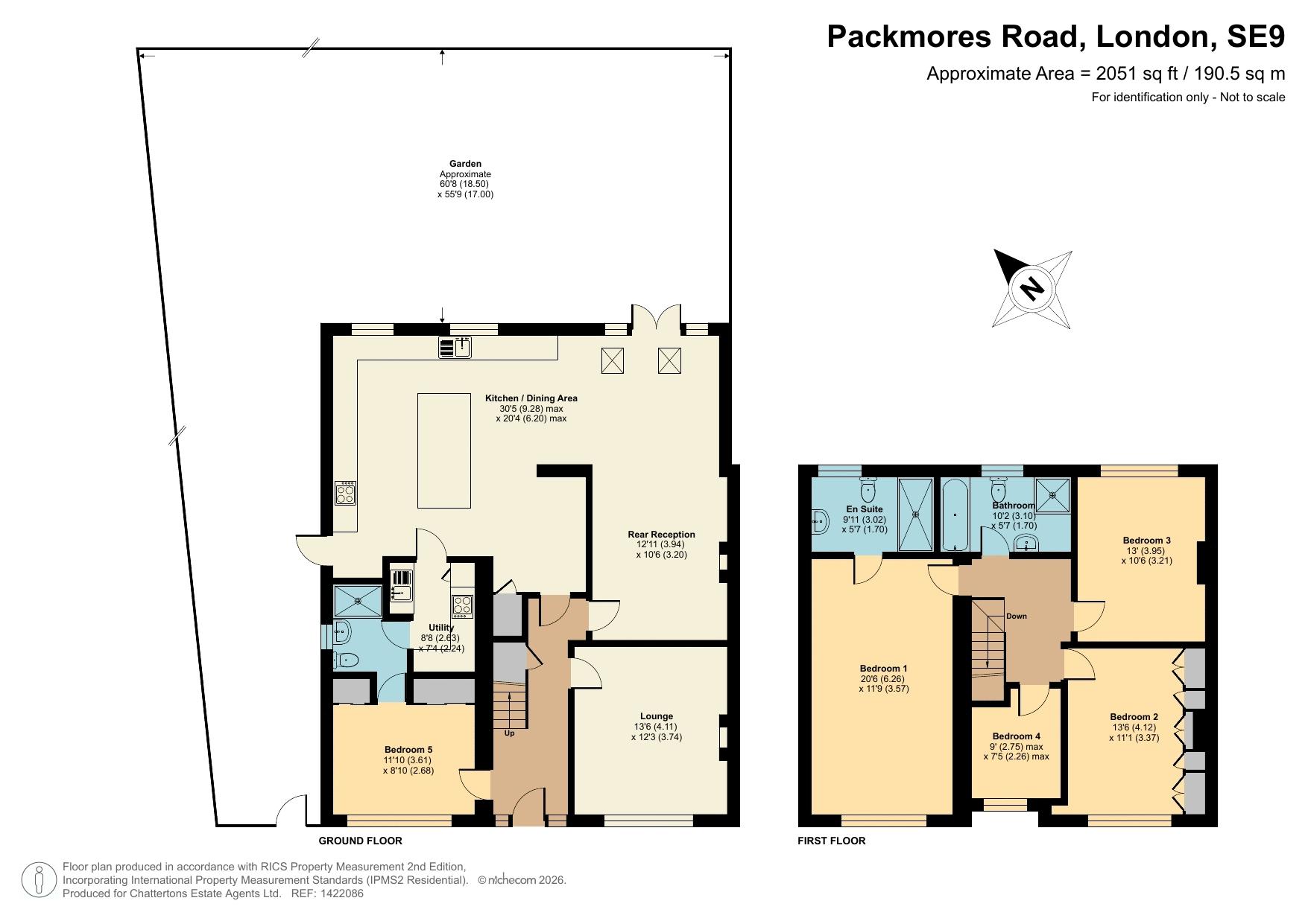 41, Packmores Road, London floorplan