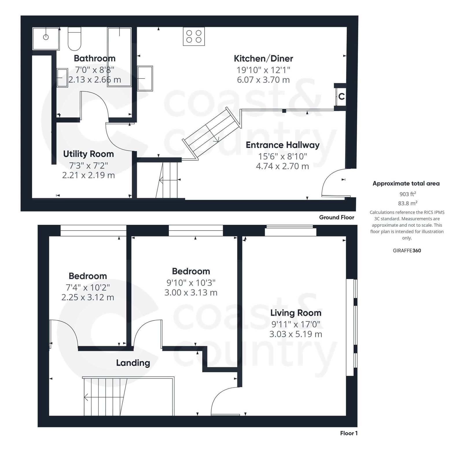 14, Haccombe House, Newton Abbot floorplan