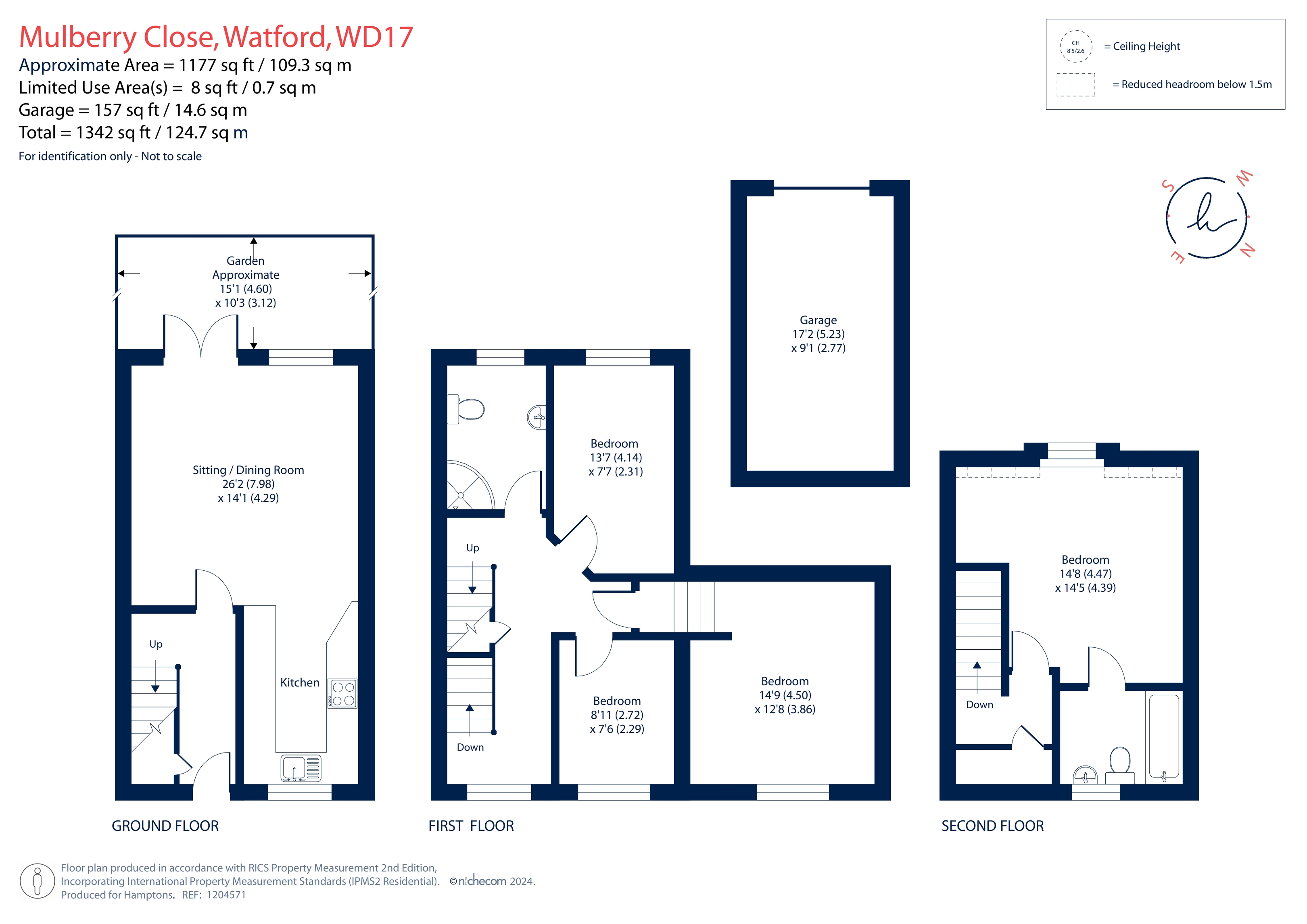 13, Mulberry Close, Watford floorplan