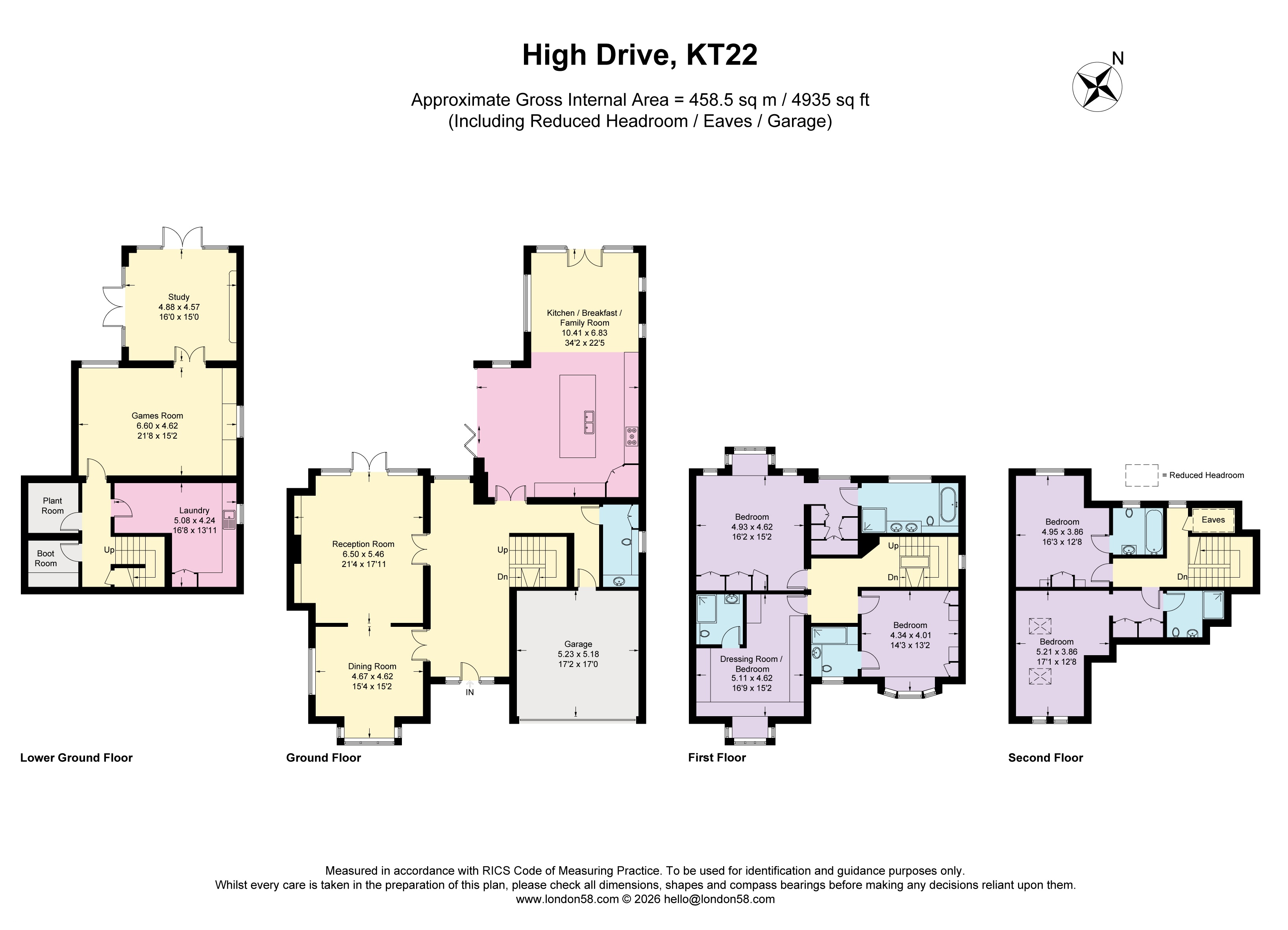 17, High Drive, Oxshott floorplan