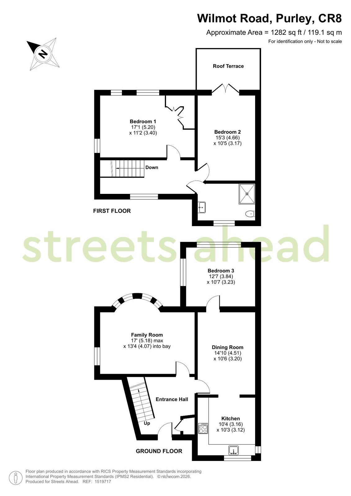1a, Wilmot Road, Purley floorplan